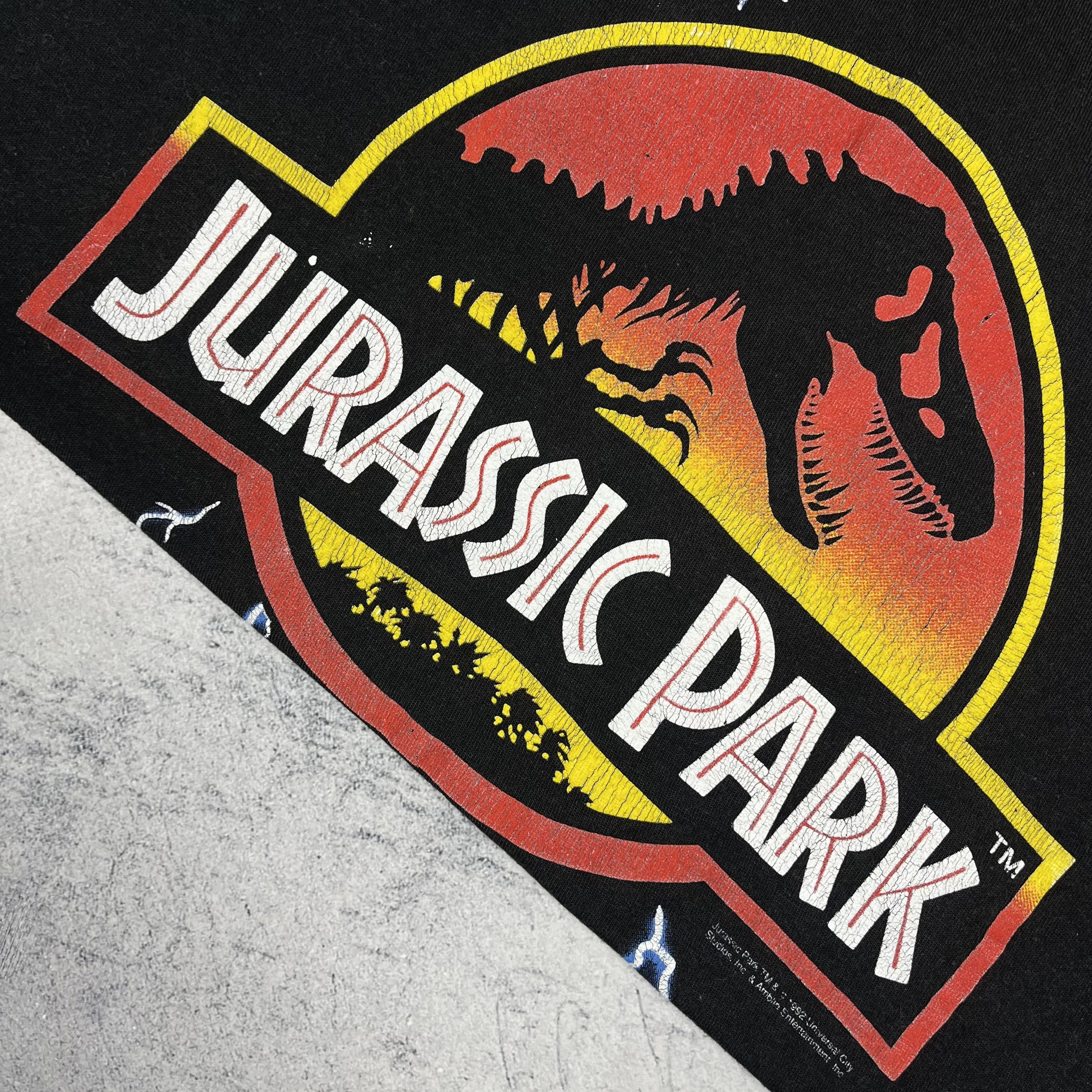 Expert Horror Vintage Jurassic Park Steven Spielberg Big Logo T Shirt 1992 Size US S / EU 44-46 / 1 - 7 Thumbnail