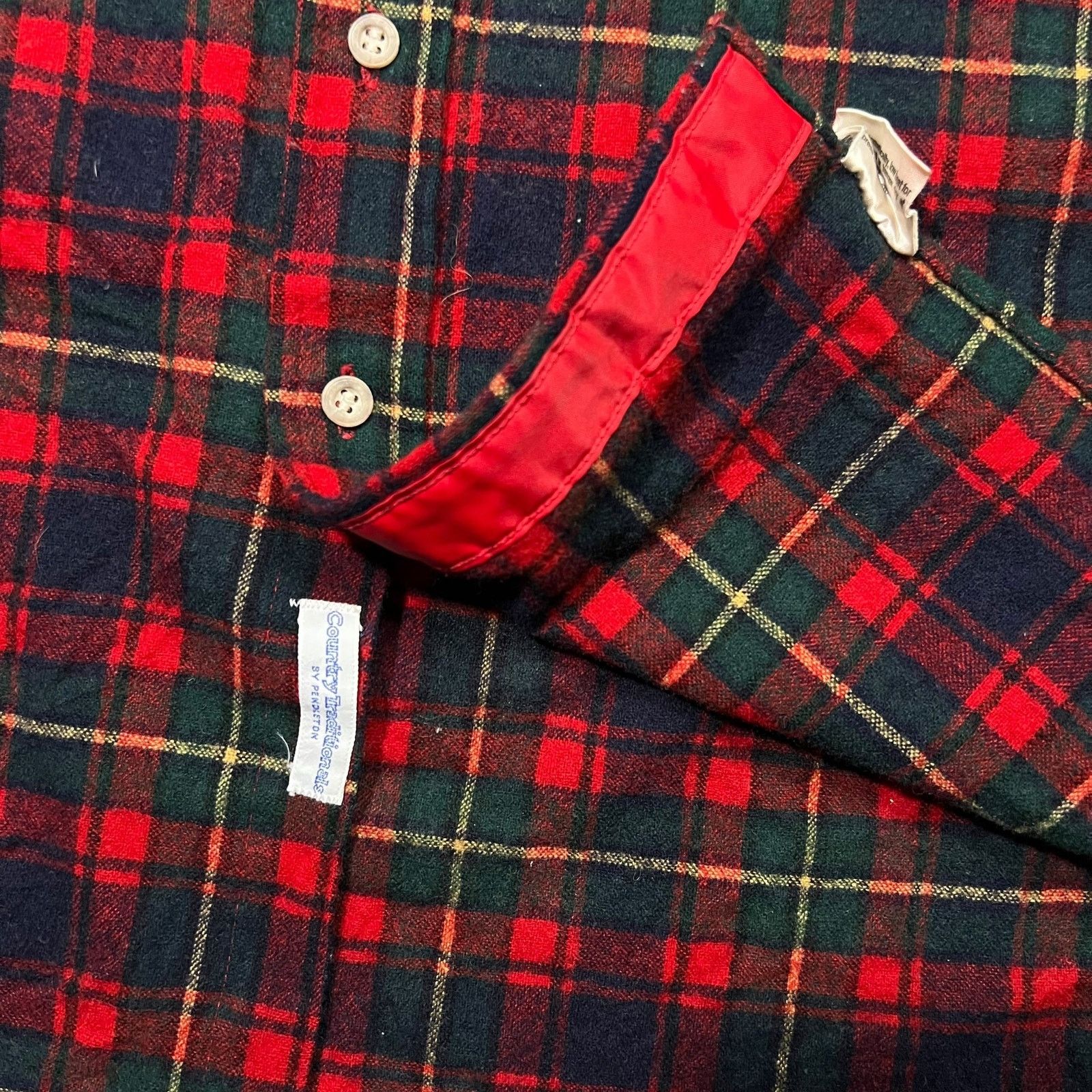 Pendleton × Vintage Vintage 90s Pendleton Country Traditionals flannel button up Size US M / EU 48-50 / 2 - 6 Thumbnail
