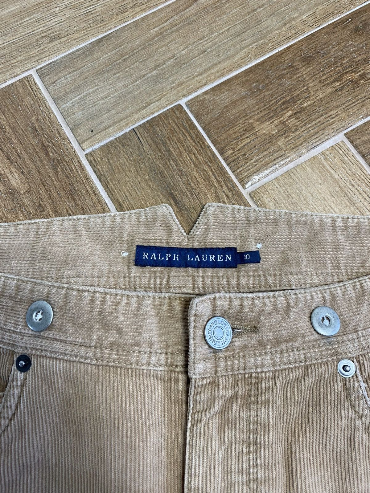 Polo Ralph Lauren × Ralph Lauren × Vintage Polo Ralph Lauren Maxi Skirt Midi Distressed Denim Size 32" / US 10 / IT 46 - 5 Thumbnail