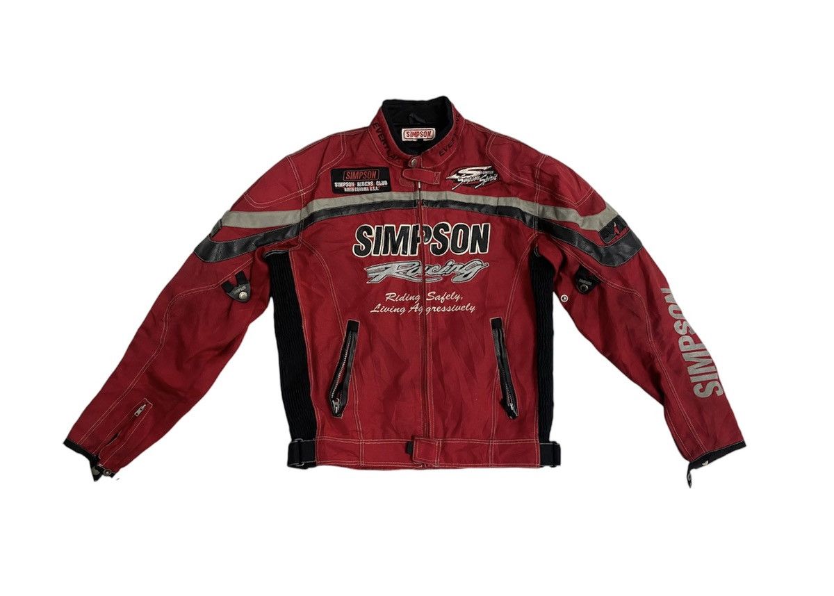 The Simpsons × Vintage Vintage Simpson Racing Usa Club biker Jacket Size US L / EU 52-54 / 3 - 1 Thumbnail