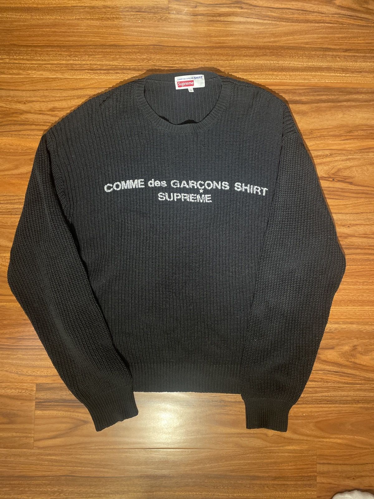 Comme des garcons fashion supreme knit