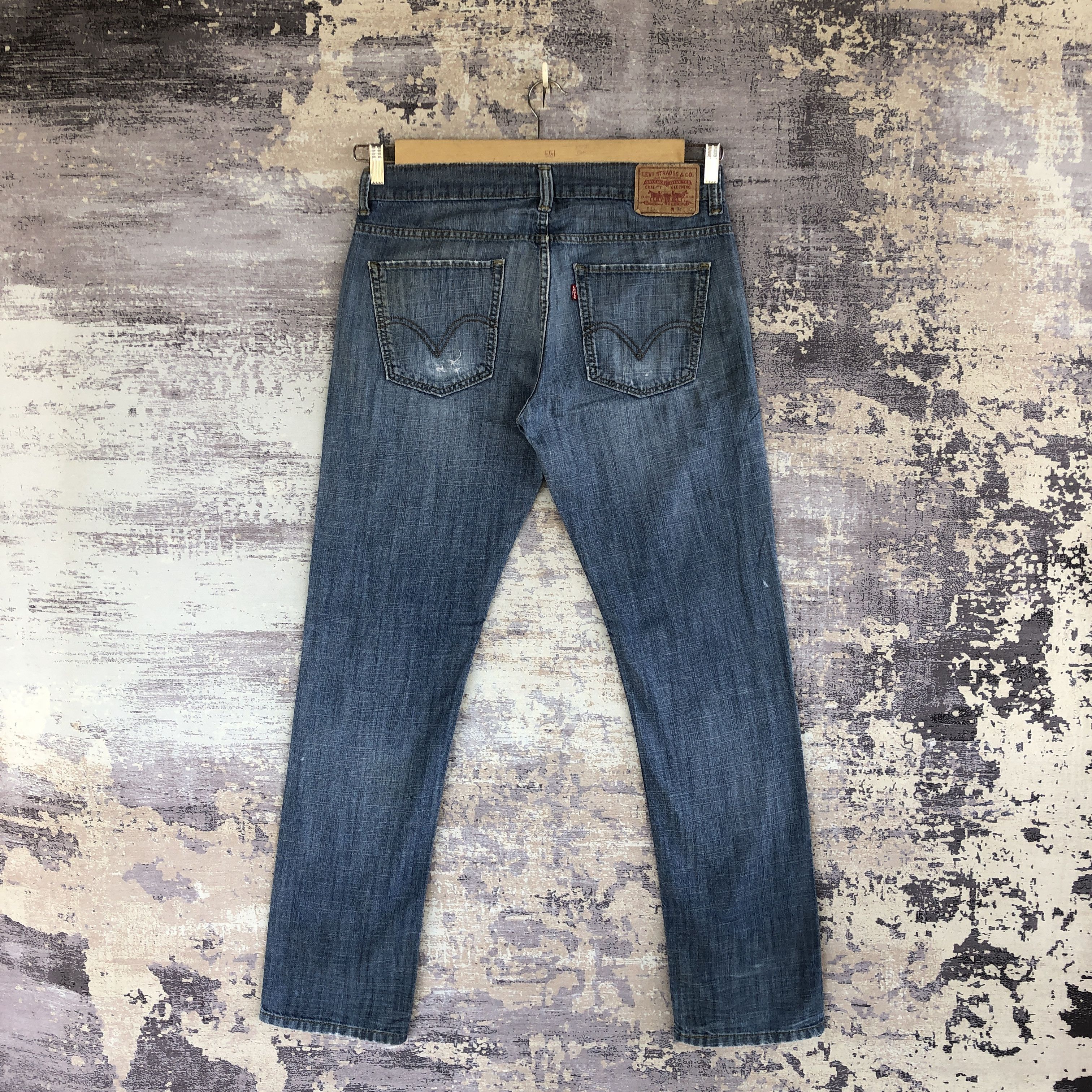 Levi's Vintage Levis 511 Jeans Slim Tapered Levi's Distressed Denim Size US 34 / EU 50 - 2 Thumbnail