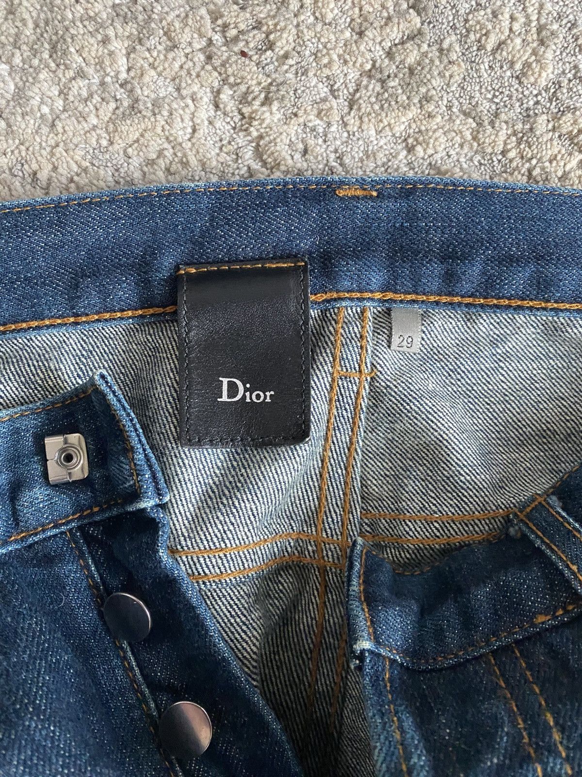 Dior Dior Homme - SS06 Faded Blue Denim Hedi Slimane Size US 29 - 2 Thumbnail