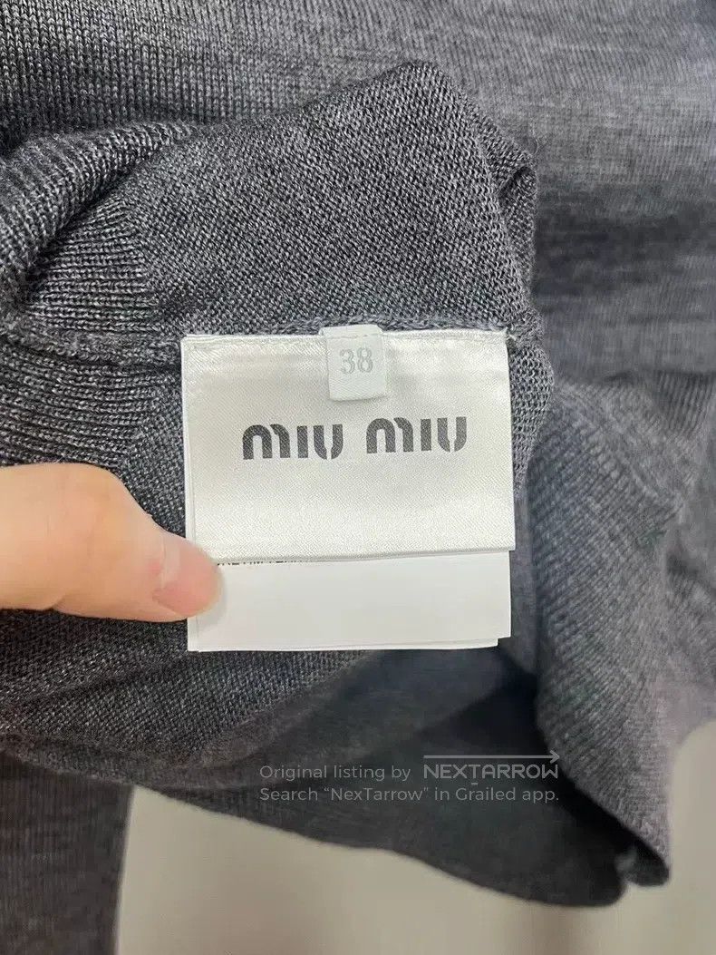 Miu Miu Miu Miu 38 One-shoulder sweater Size M / US 6-8 / IT 42-44 - 4 Thumbnail
