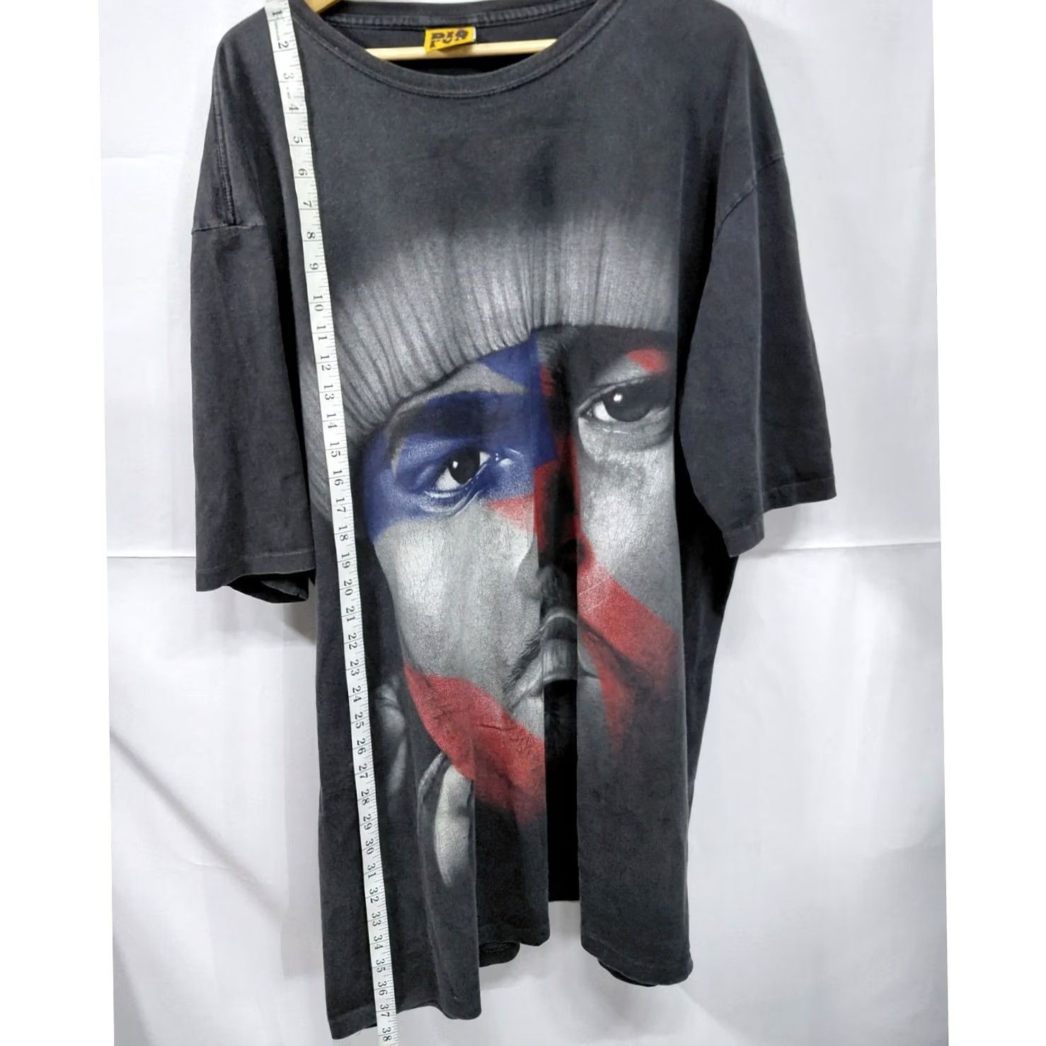 Vintage VINTAGE BIG PUN Graphic Print T-Shirt Men 3X Black Short Sleeve USA Logo 2000s Mens Size US XXL / EU 58 / 5 - 5 Thumbnail