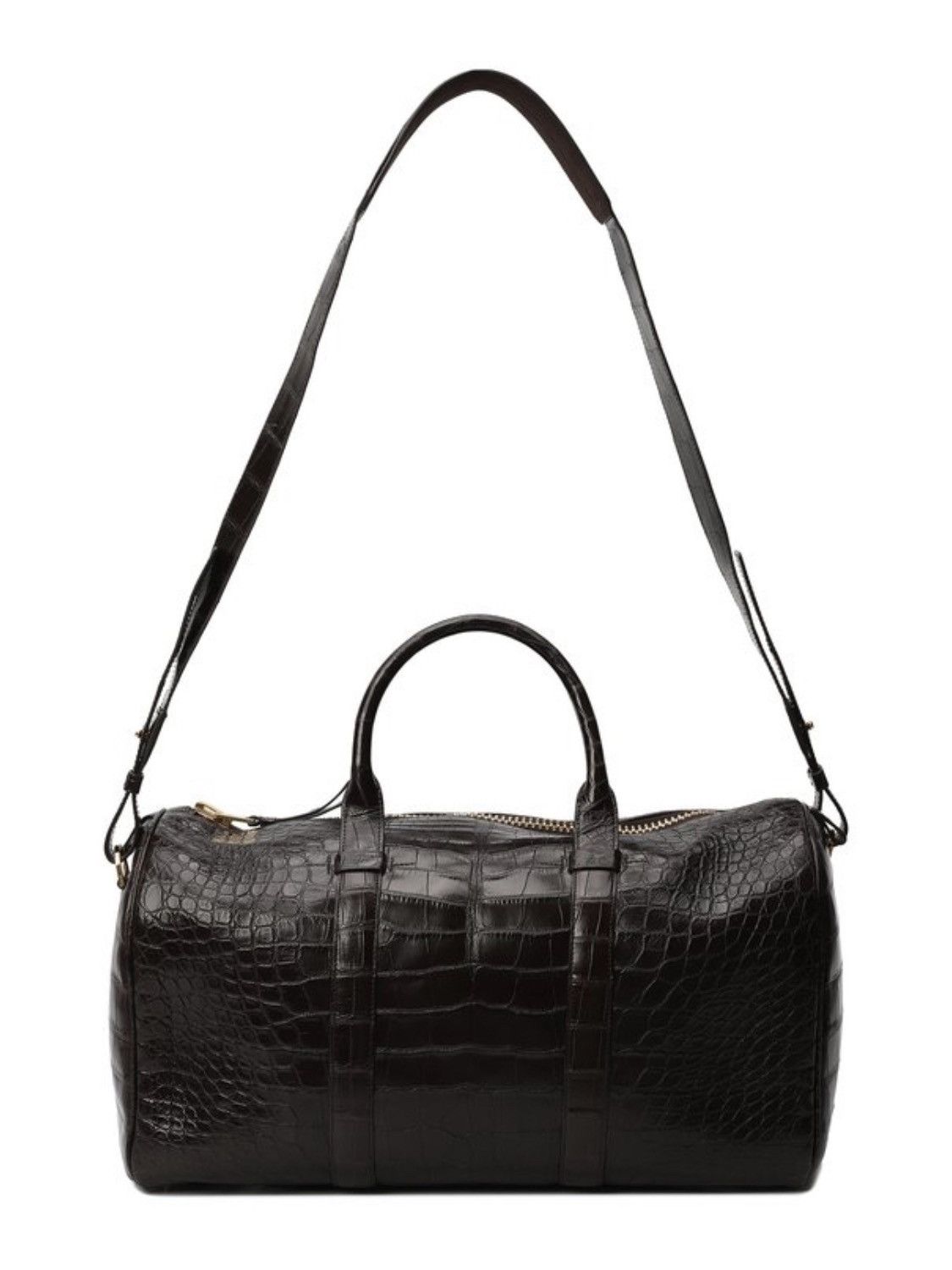 Tom Ford Tom Ford Leather Crocodiles Travel Bag Size ONE SIZE - 3 Thumbnail