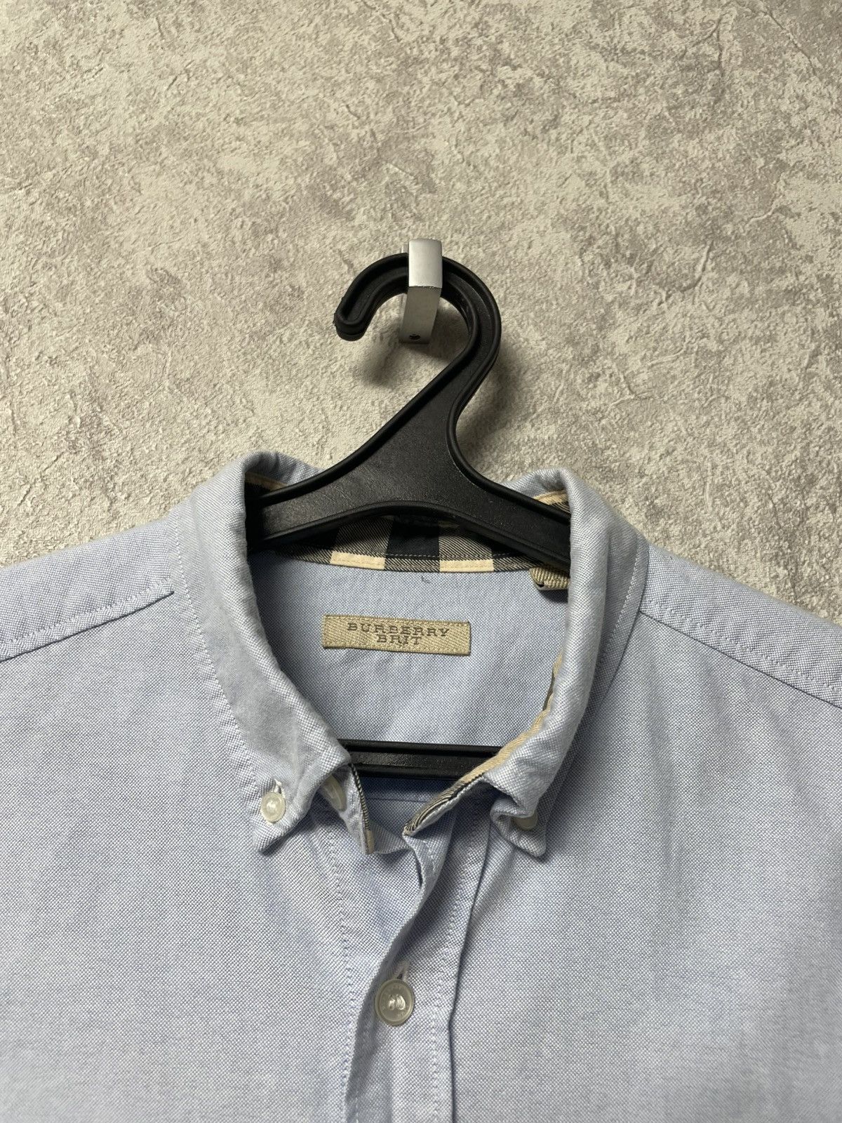 Burberry Vintage Burberry Nova Check Blue Long Sleeve Shirt Button Up Size US S / EU 44-46 / 1 - 11 Thumbnail