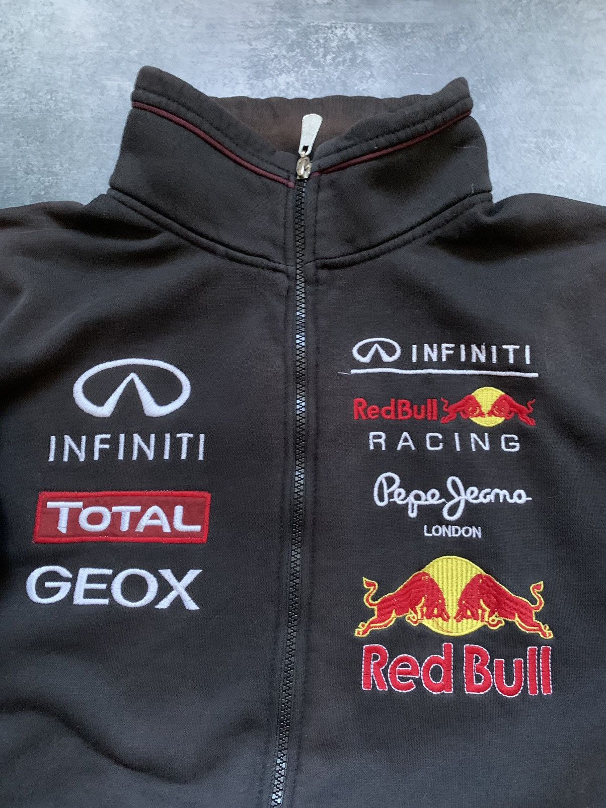 Red Bull × Vintage Vintage Red Bull Racing Zip Up Sweatshirt y2k Size US XL / EU 56 / 4 - 7 Thumbnail