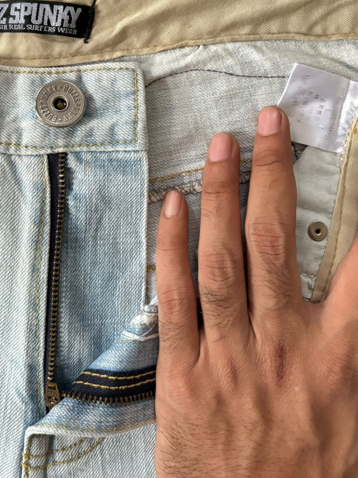 Diesel Vintage Japanese Brand Surfers Patches Loose Jeans Size 32" / US 10 / IT 46 - 5 Thumbnail