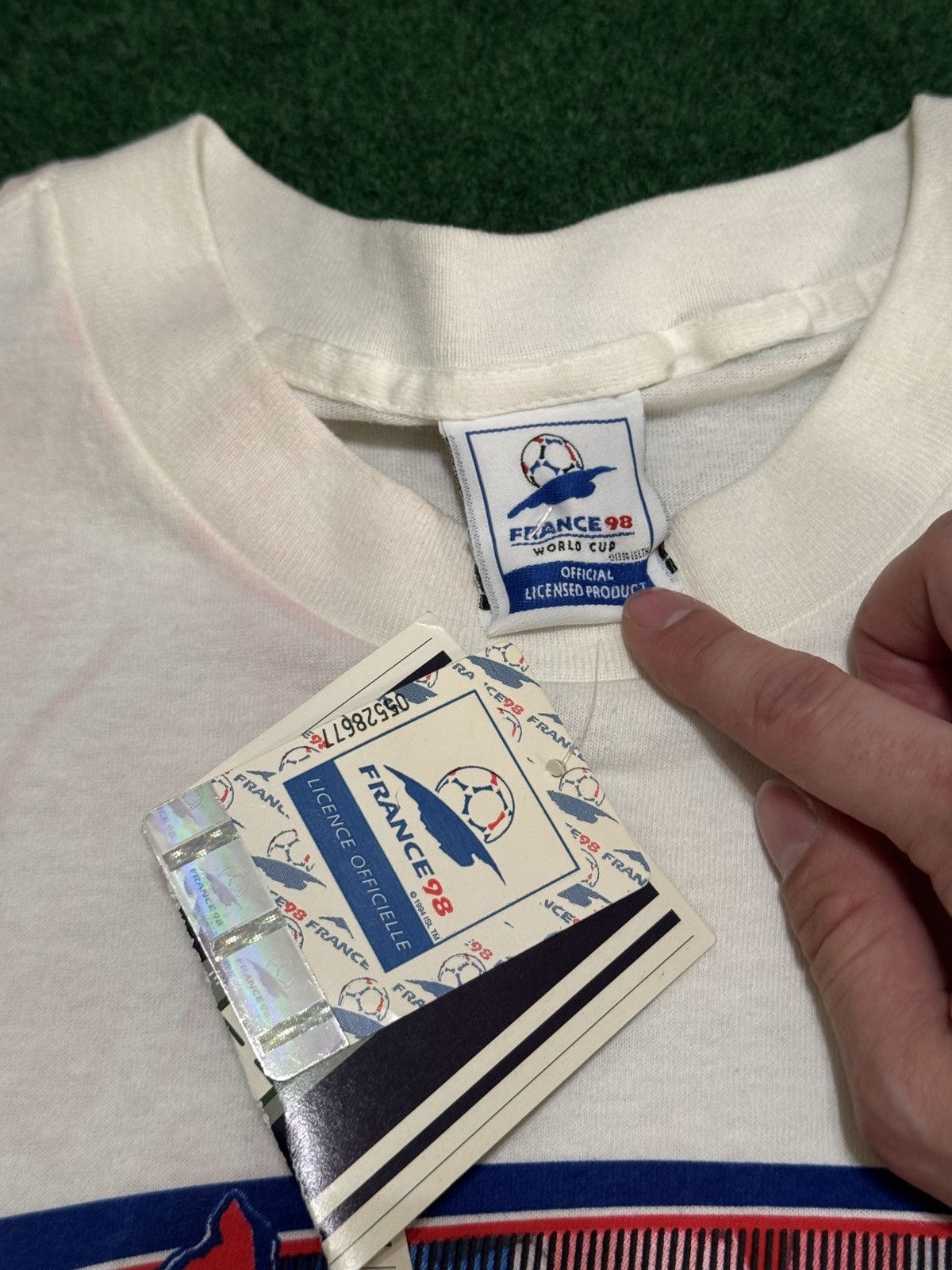 Vintage Fifa World Cup France England 90s National Team XL T Shirt Size US XL / EU 56 / 4 - 7 Thumbnail