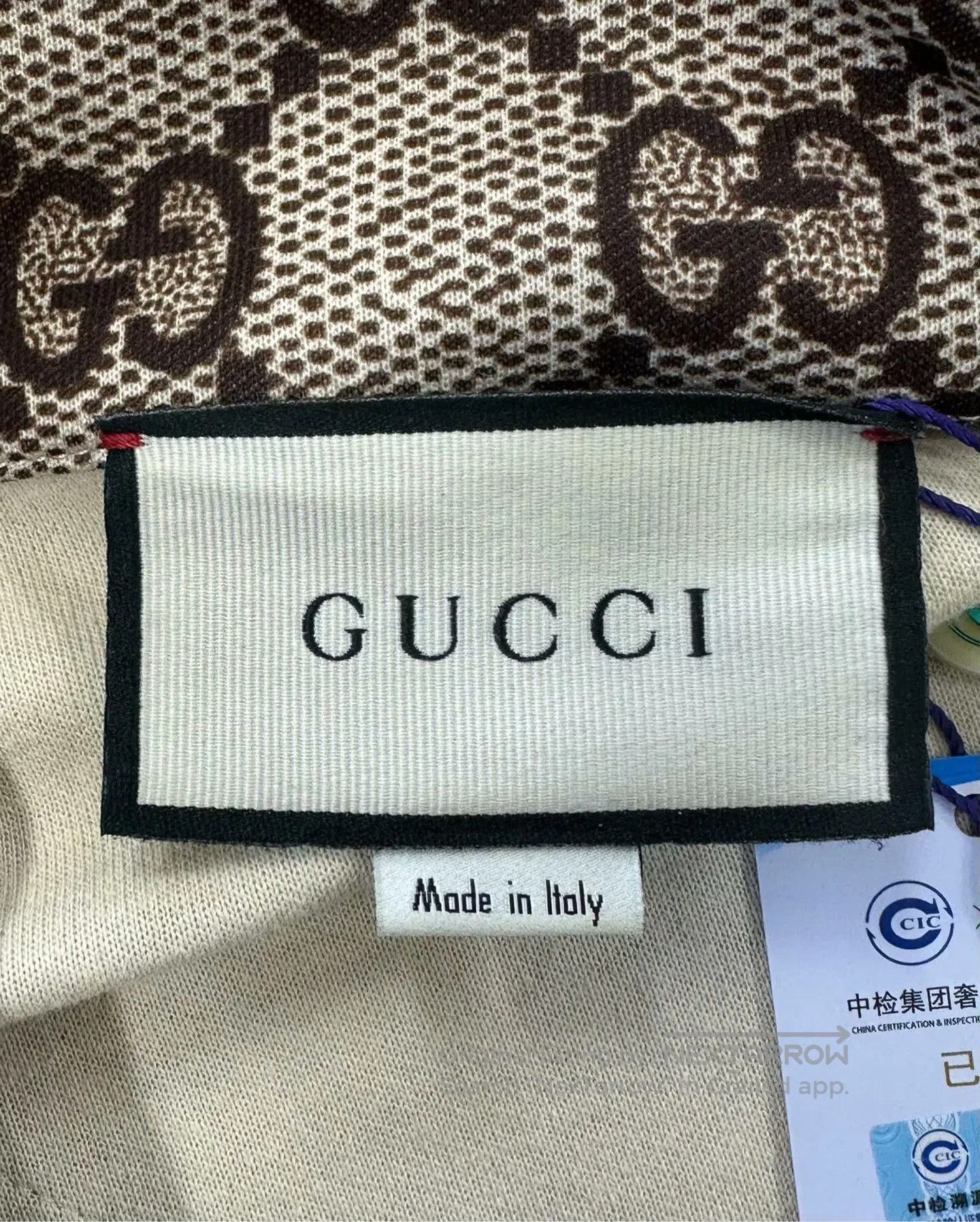 Gucci Gucci Brown Striped Logo Zip Jacket. Size XS / US 0-2 / IT 36-38 - 3 Thumbnail
