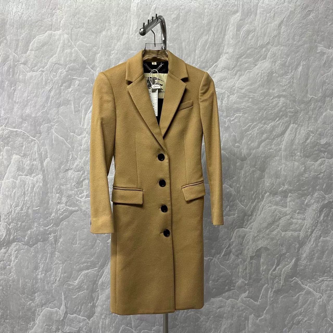 Burberry Burberry Long Wool Coat Size XS / US 0-2 / IT 36-38 - 1 Thumbnail