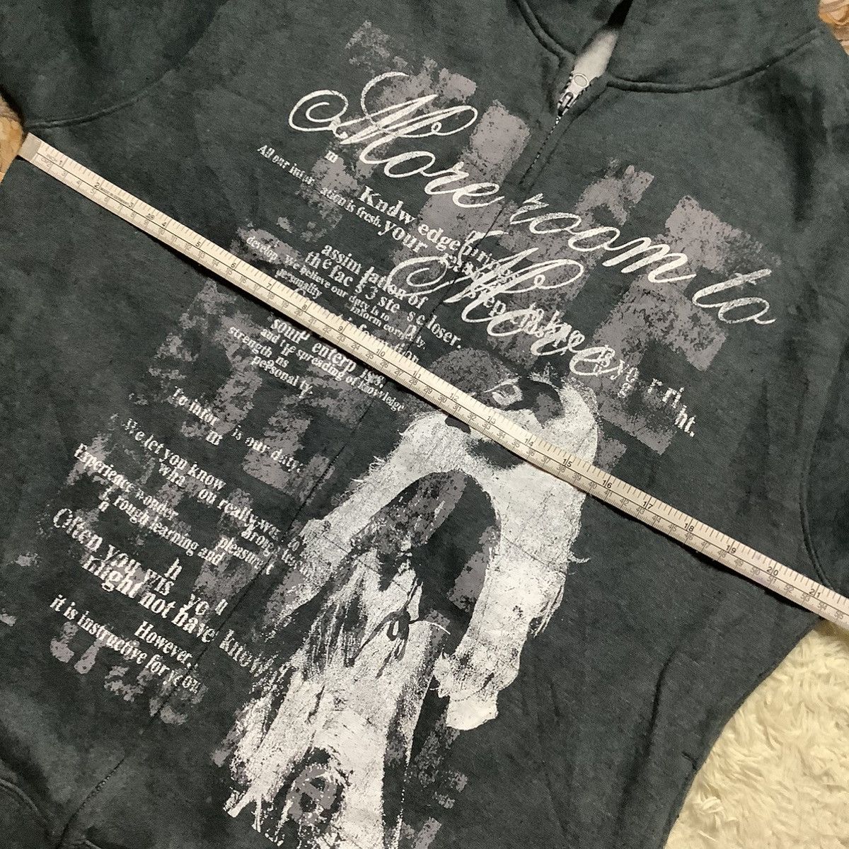 14th Addiction × Hysteric Glamour × If Six Was Nine 2000's More Room to Move Collins Hoodie Poem Style Size US L / EU 52-54 / 3 - 7 Thumbnail