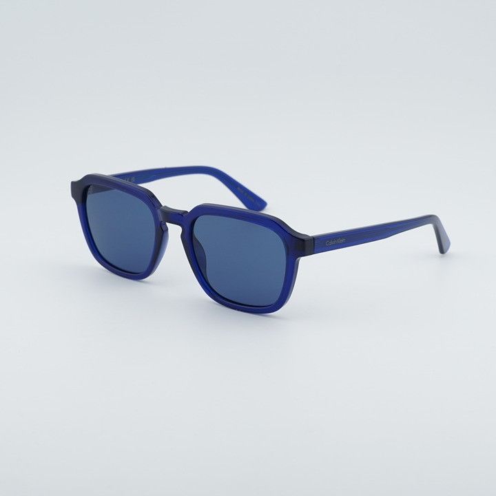 Calvin Klein Calvin Klein CK23533S 400 Men Sunglasses Blue Square Frame Size ONE SIZE - 1 Thumbnail