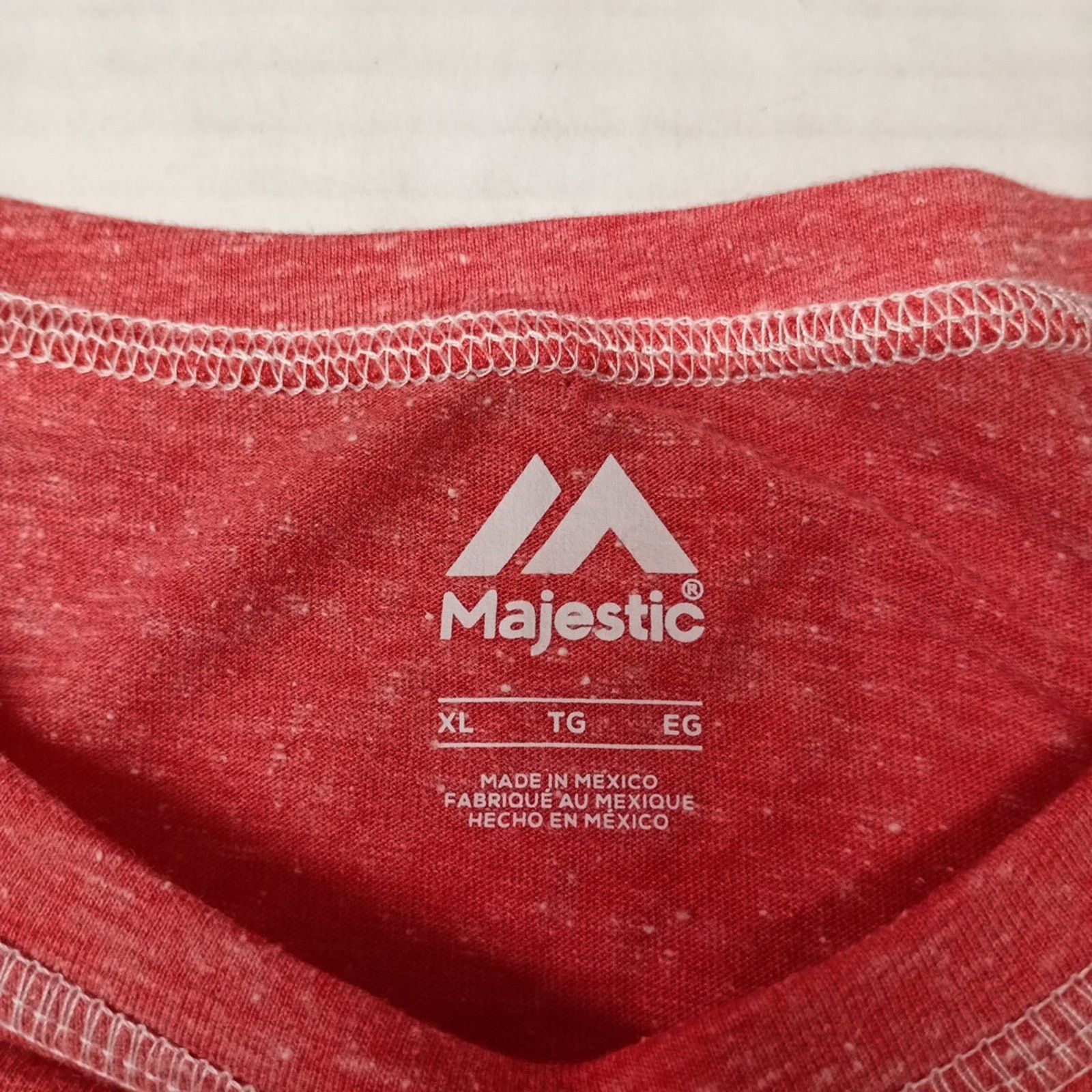 Majestic Cincinnati Reds Baseball Majestic Top T-Shirt Women's XL Red Size XL / US 12-14 / IT 48-50 - 3 Thumbnail