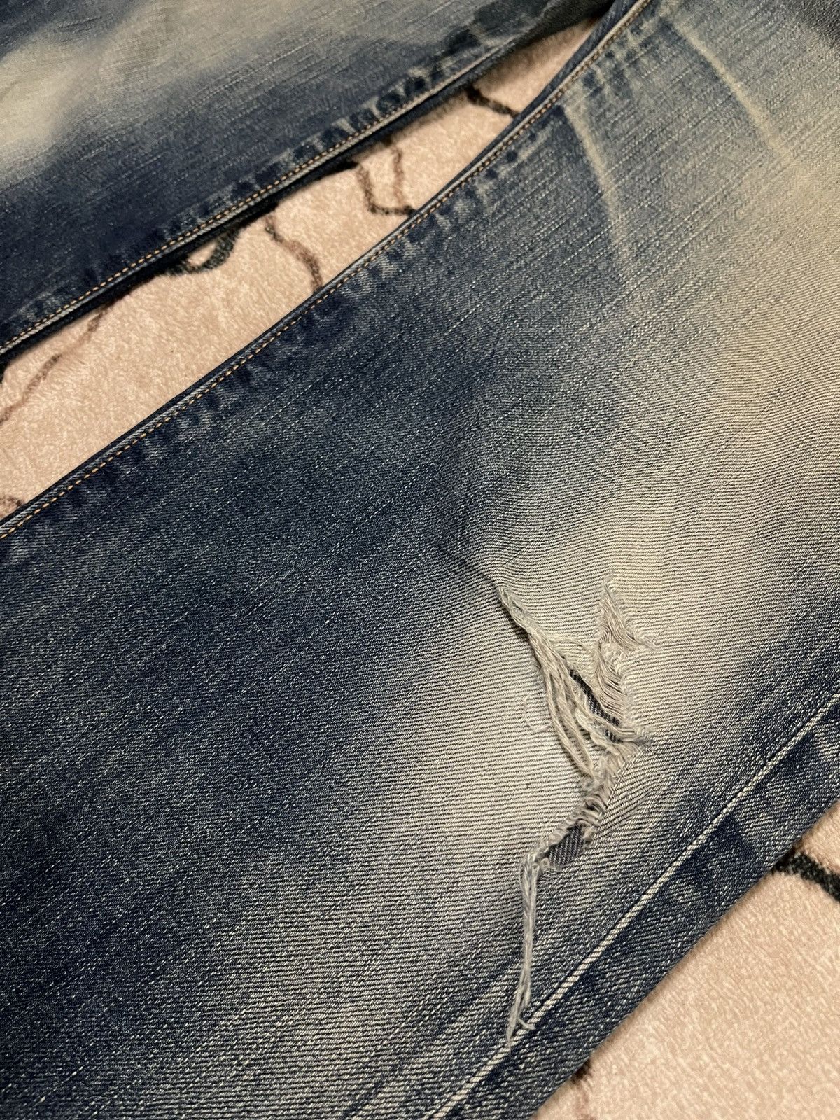 Lee 90'S REPRO LEE COWBOY 1101 BUCKLE BACK SELVEDGE JEANS DENIM | Grailed