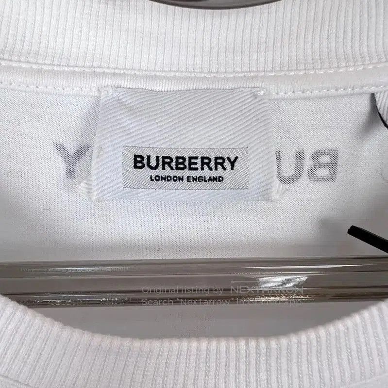 Burberry Burberry White Cotton Graphic Men's T. Size US S / EU 44-46 / 1 - 3 Thumbnail