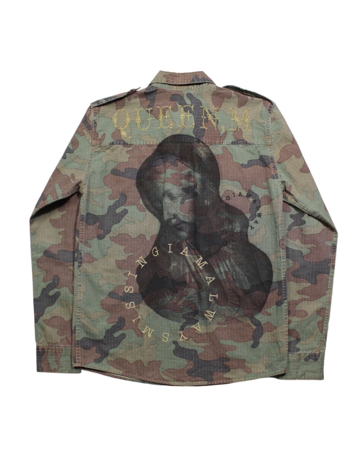 14th Addiction × If Six Was Nine × KMRii 2000S WHEREABOUTS CAMO I AM ALWAYS MISSING QUEEN JACKET Size US L / EU 52-54 / 3 - 3 Thumbnail