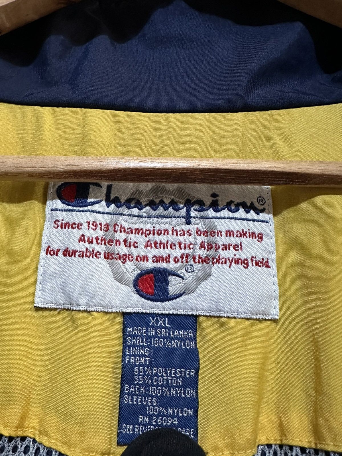 4GSELLER × Champion × Vintage Vintage Champion “Michigan” Windbreaker Jacket Baggy XXL Size US XXL / EU 58 / 5 - 9 Thumbnail