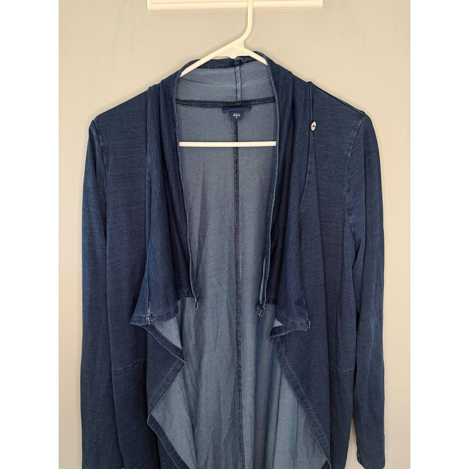 Other Pure Jill Indigo Denim Cardigan Sweater Blue Women's Size S Size S / US 4 / IT 40 - 2 Thumbnail