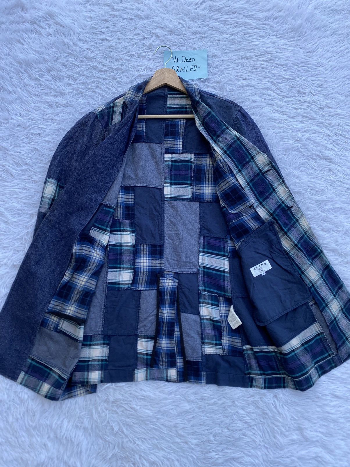 Beams Plus Vintage BEAMS Checkered Jacket Size US L / EU 52-54 / 3 - 6 Thumbnail