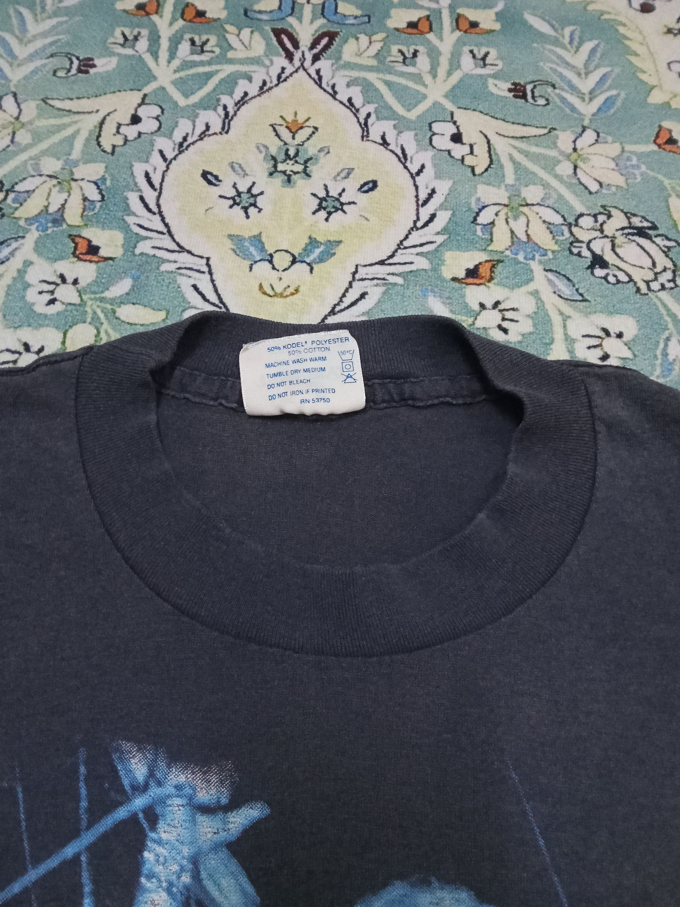Band Tees × Vintage Vintage Blue Murder World Tour 1989 Distressed T Shirt Size US L / EU 52-54 / 3 - 4 Thumbnail