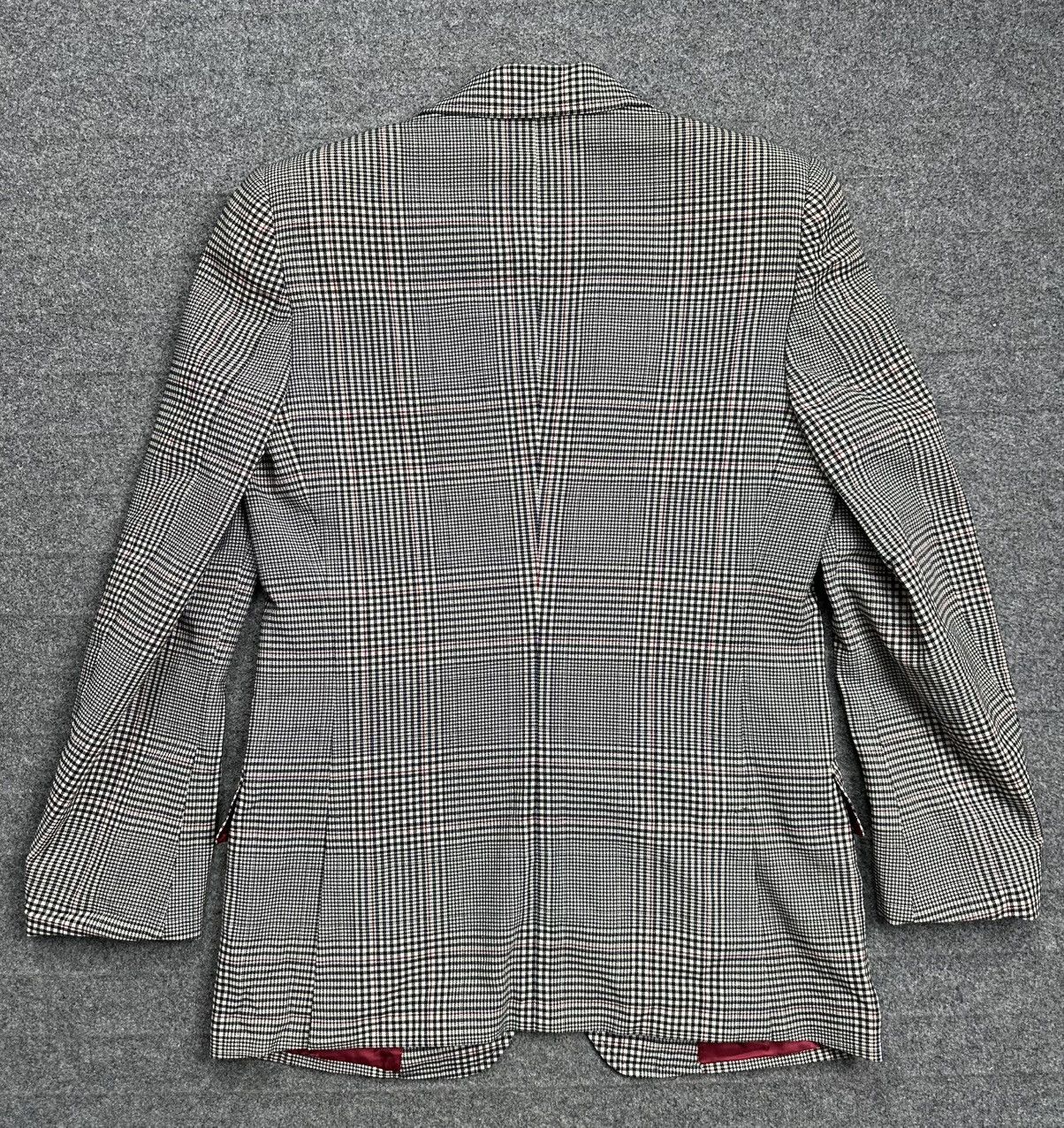 Gucci Gucci - Mohair Houndstooth Blazer Jacket - Peak Lapel Collar Size 48R - 7 Thumbnail