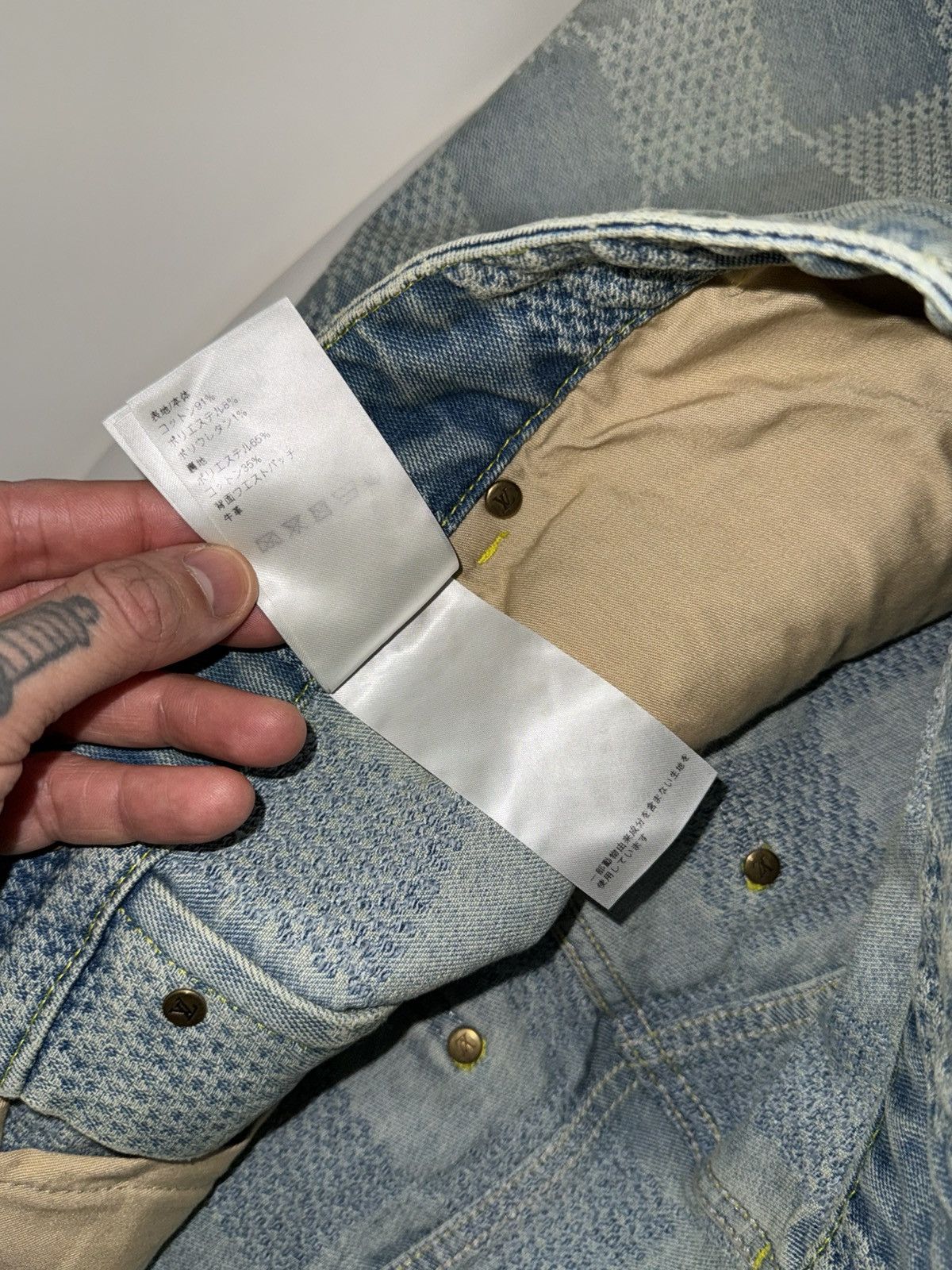 Louis Vuitton Damier skate denim jeans 34 Size US 34 / EU 50 - 12 Thumbnail