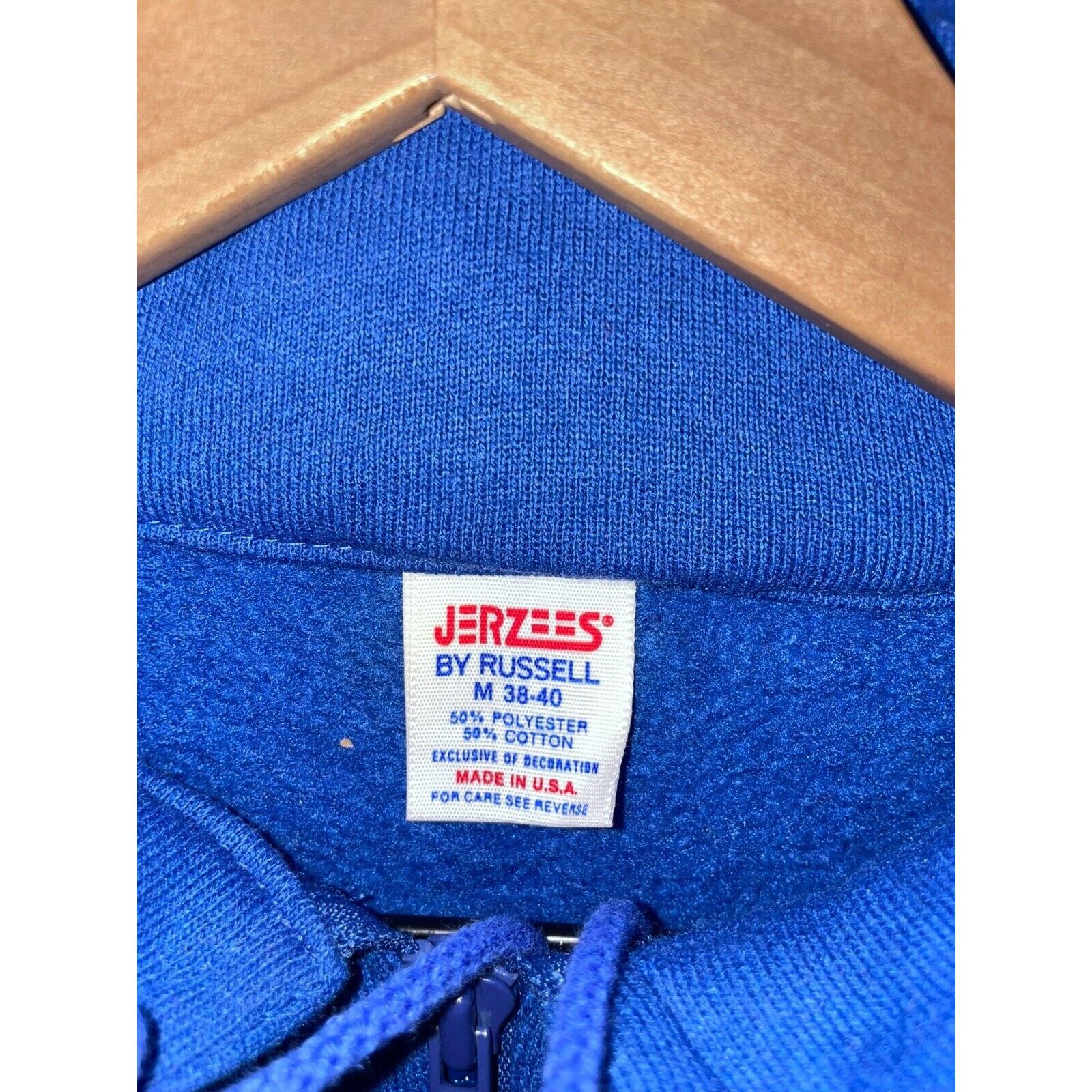 Jerzees Vintage Sequoia Sweatshirt Tree 1/4 Zip Crewneck VTG 80s M Size US M / EU 48-50 / 2 - 7 Thumbnail
