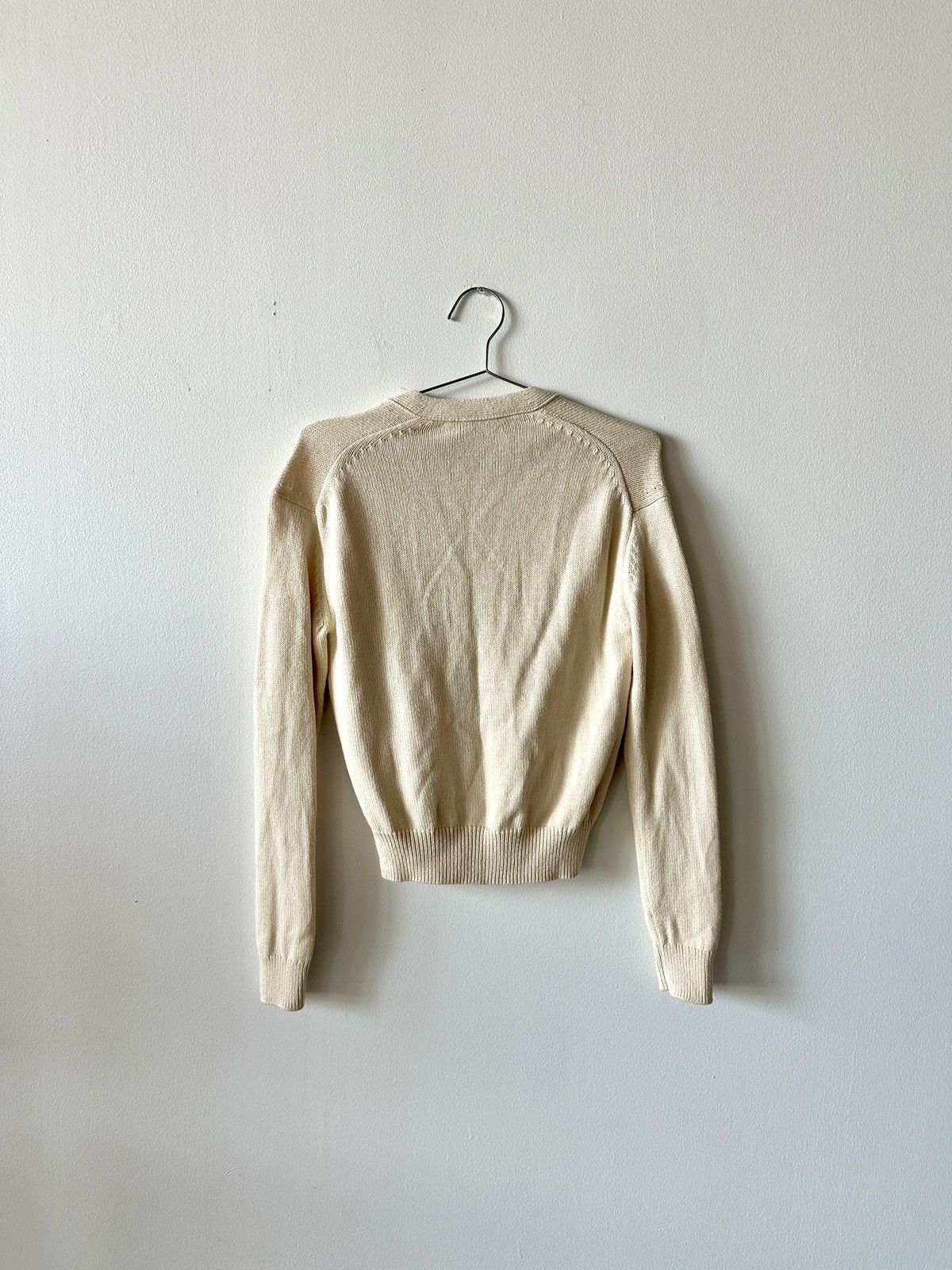 Theory Theory Creme Cashmere and Cotton Cardigan Size XS / US 0-2 / IT 36-38 - 2 Thumbnail