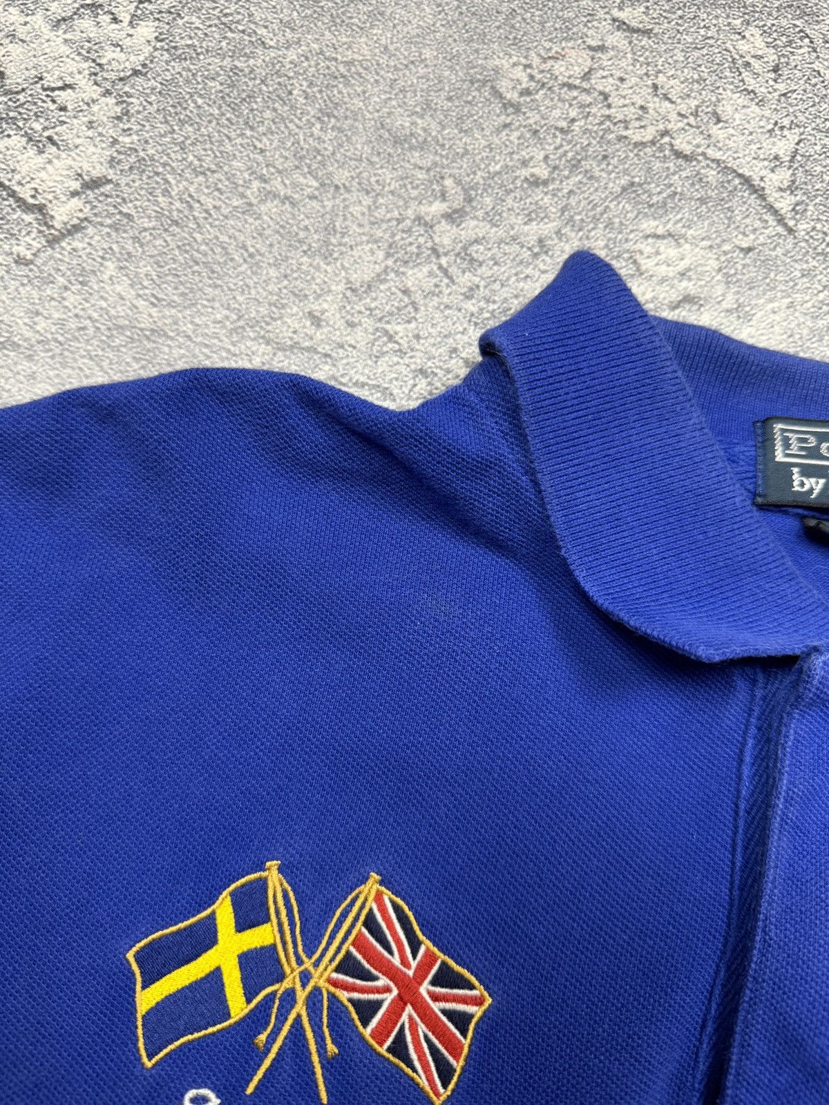 Polo Ralph Lauren Vintage Polo By Ralph Lauren Chief Keef Style 12 Sweden Polo Size US XL / EU 56 / 4 - 14 Thumbnail