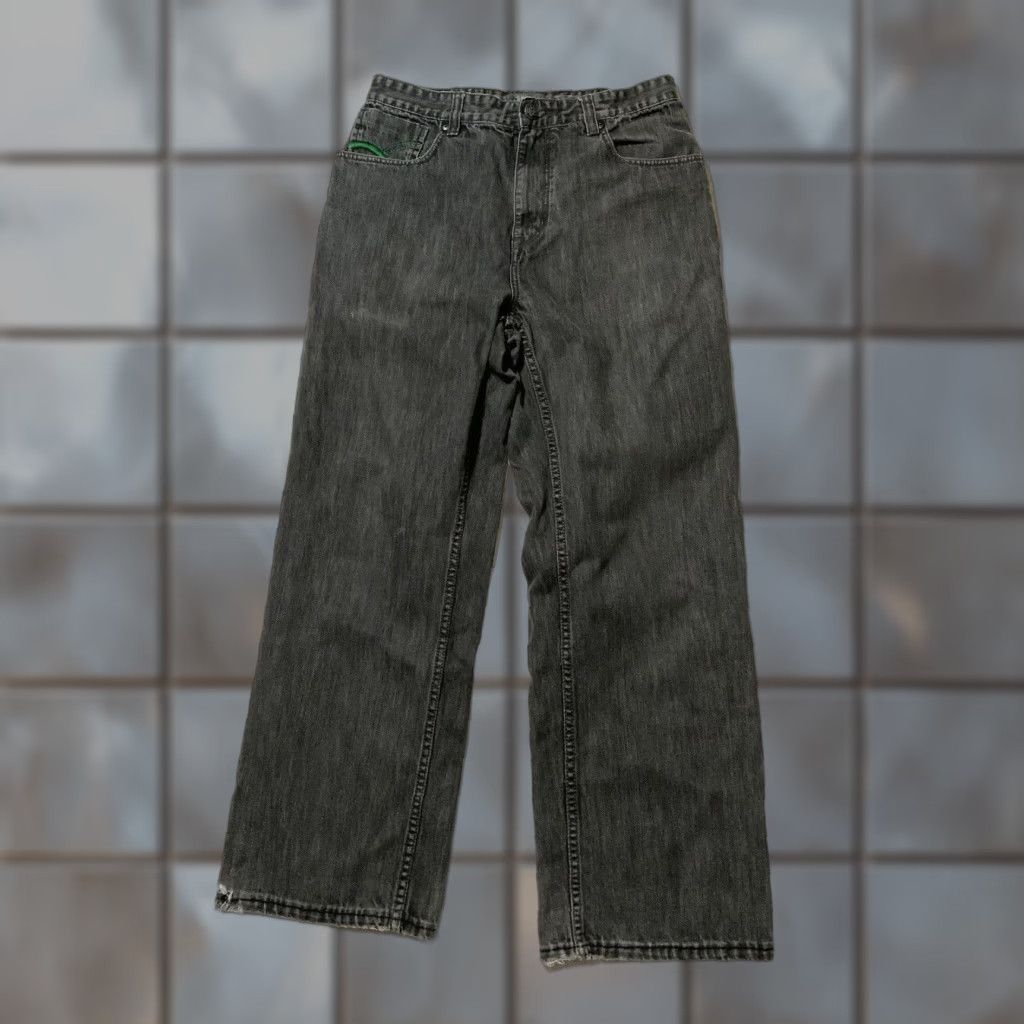 Ecko Unltd. VINTAGE Marc Ecko Baggy Denim Jeans 34 Black Embroidered Pocket Y2K Men Size US 34 / EU 50 - 1 Thumbnail