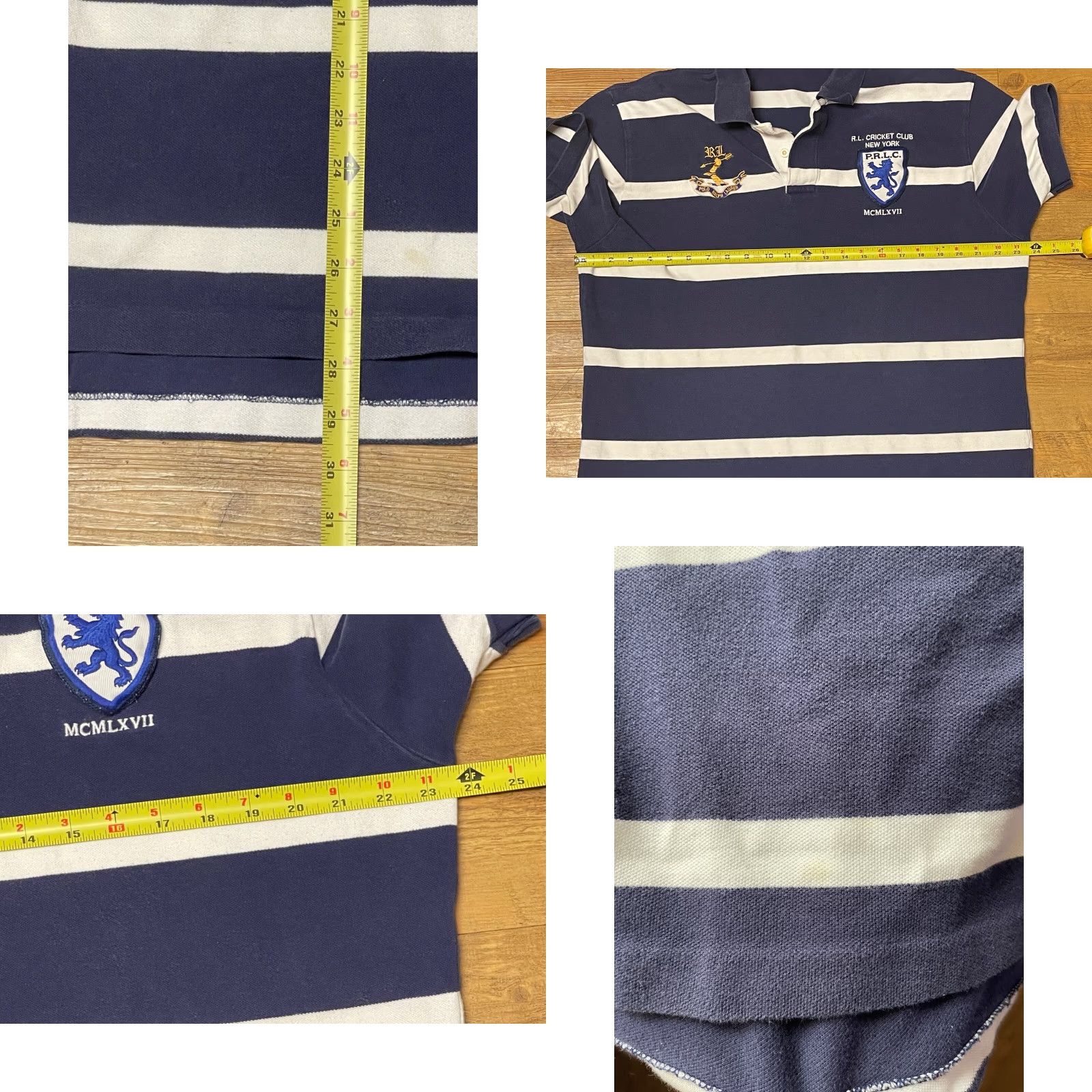 Polo Ralph Lauren POLO RALPH LAUREN VINTAGE Golf Polo Shirt XL Blue NYC Cricket Club Mens Size US XL / EU 56 / 4 - 8 Thumbnail