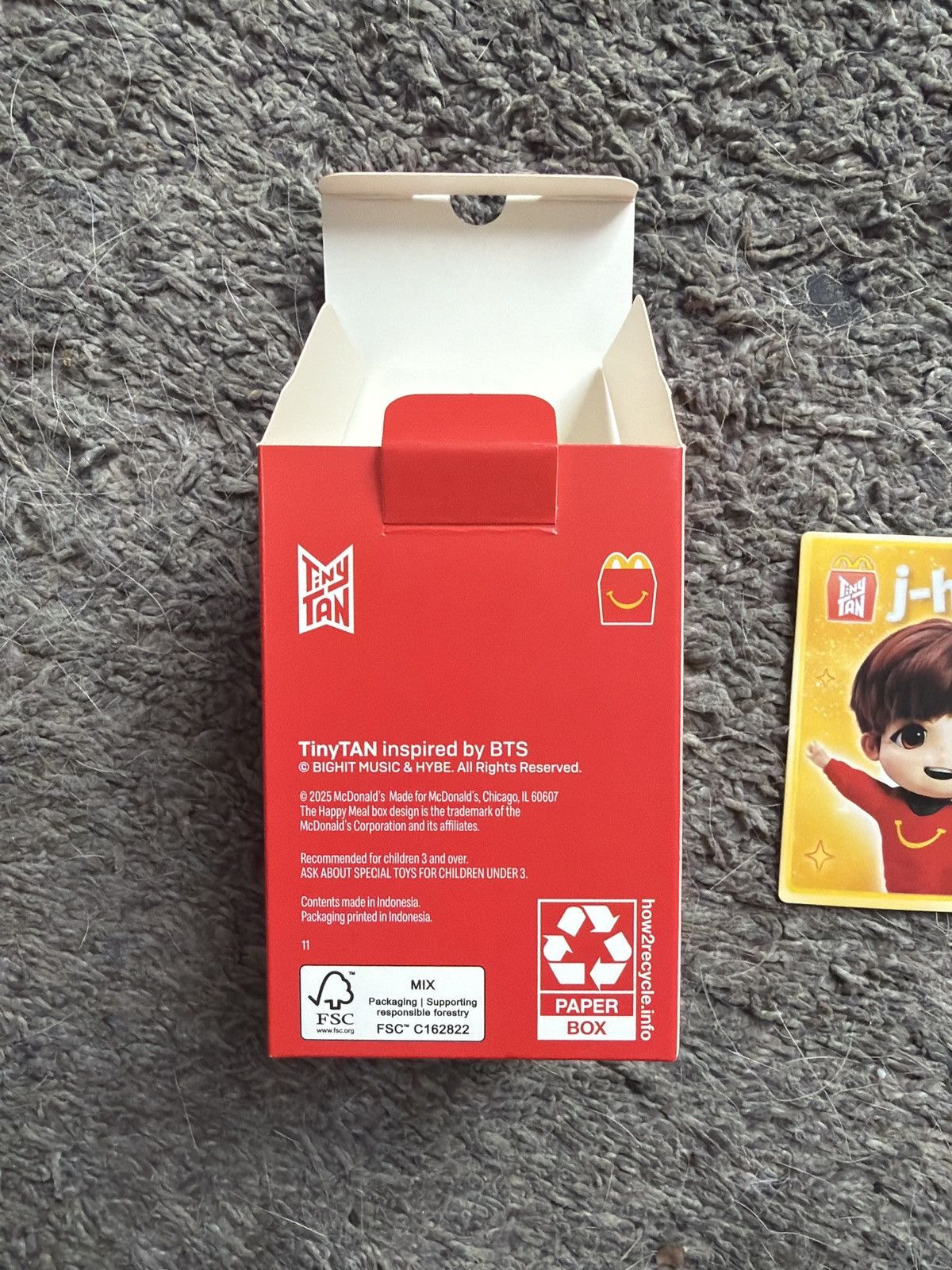 Hypebeast 2025 McDonald’s TinyTAN J-Hope Figure Size ONE SIZE - 8 Thumbnail