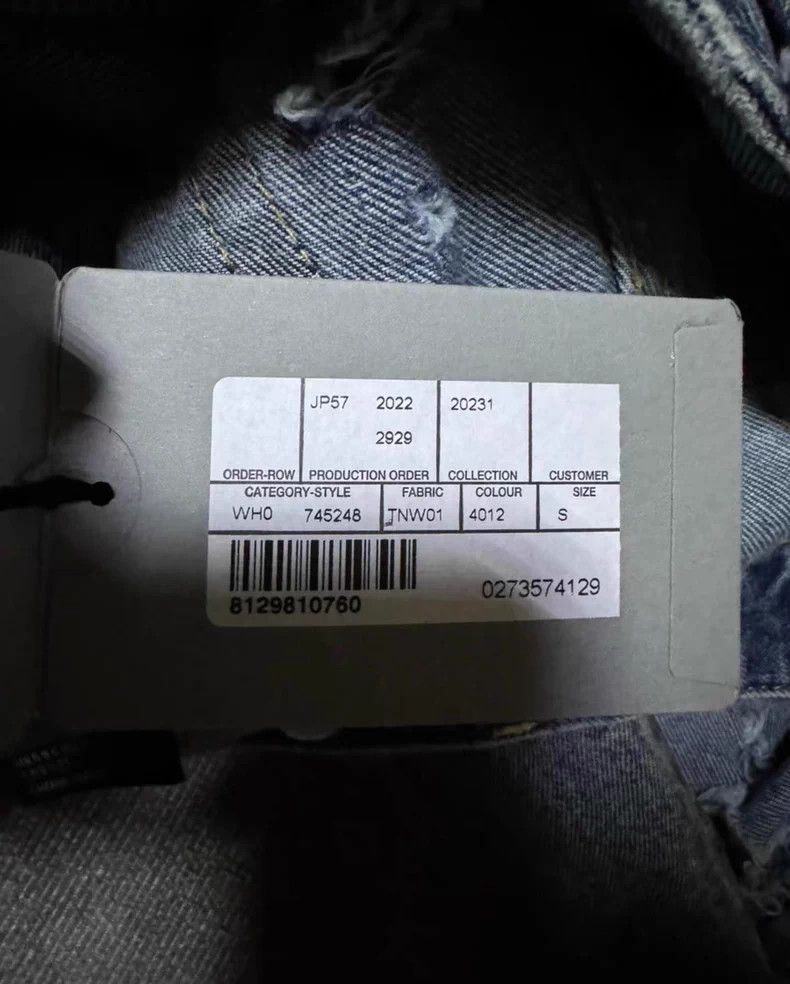 Balenciaga Balenciaga size S Blue Indigo Destroyed Jeans Size US 27 - 5 Thumbnail
