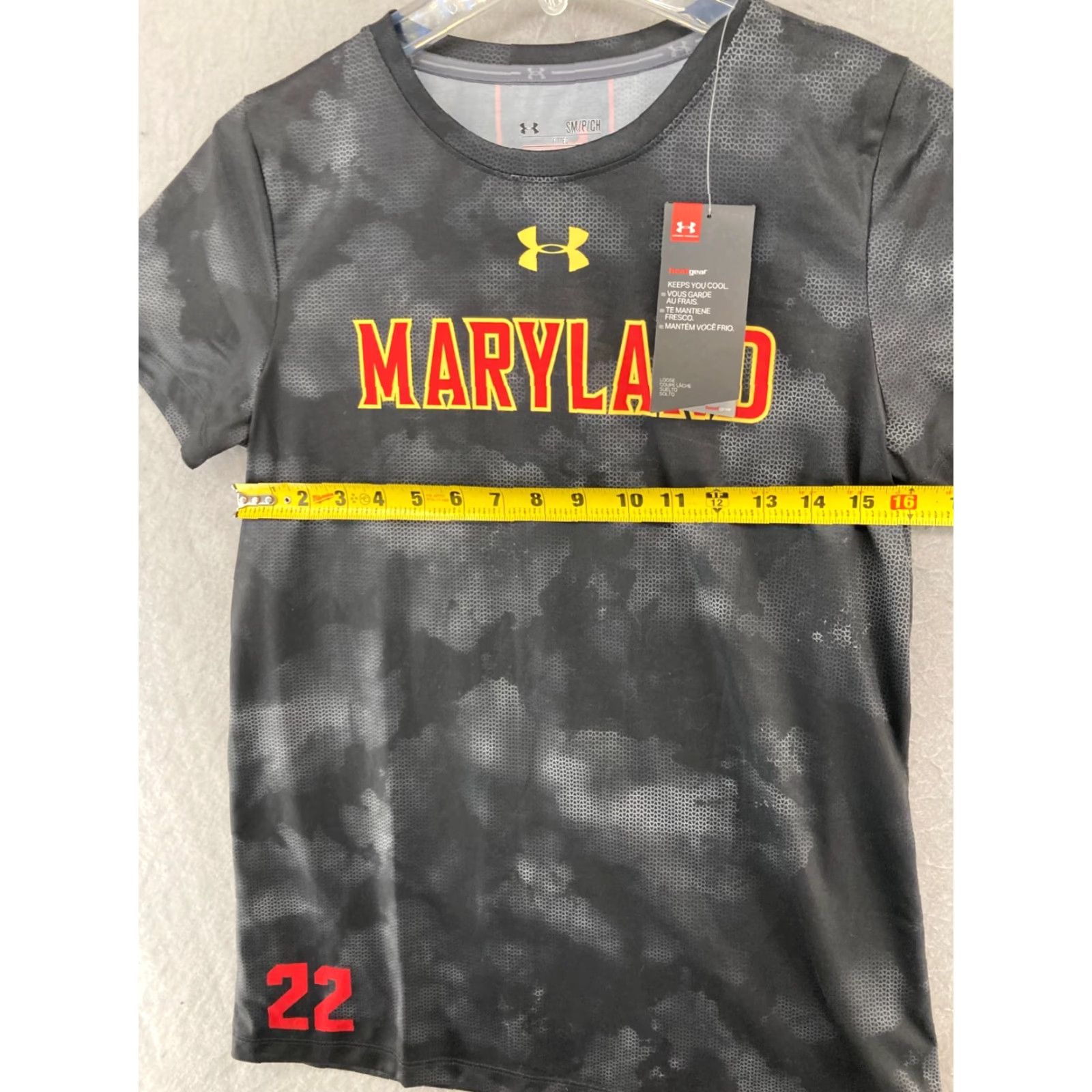 Under Armour Under Armour Mens Shirt Small Black Fitted HeatGear NWT Maryland Jorgensen Size US S / EU 44-46 / 1 - 2 Thumbnail