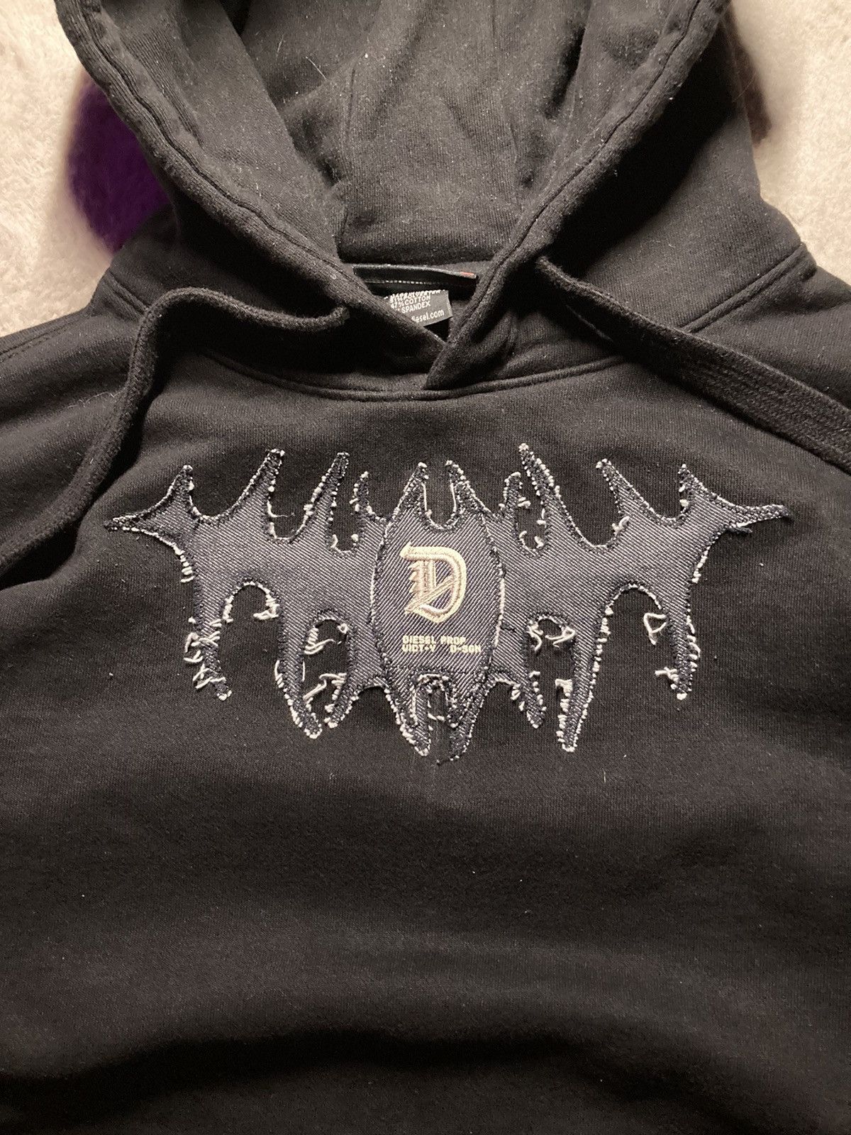 Diesel × Vintage ⛩️Diesel hoodie vintage big logo y2k boxy baggy distressed ⛩️ Size US M / EU 48-50 / 2 - 4 Thumbnail