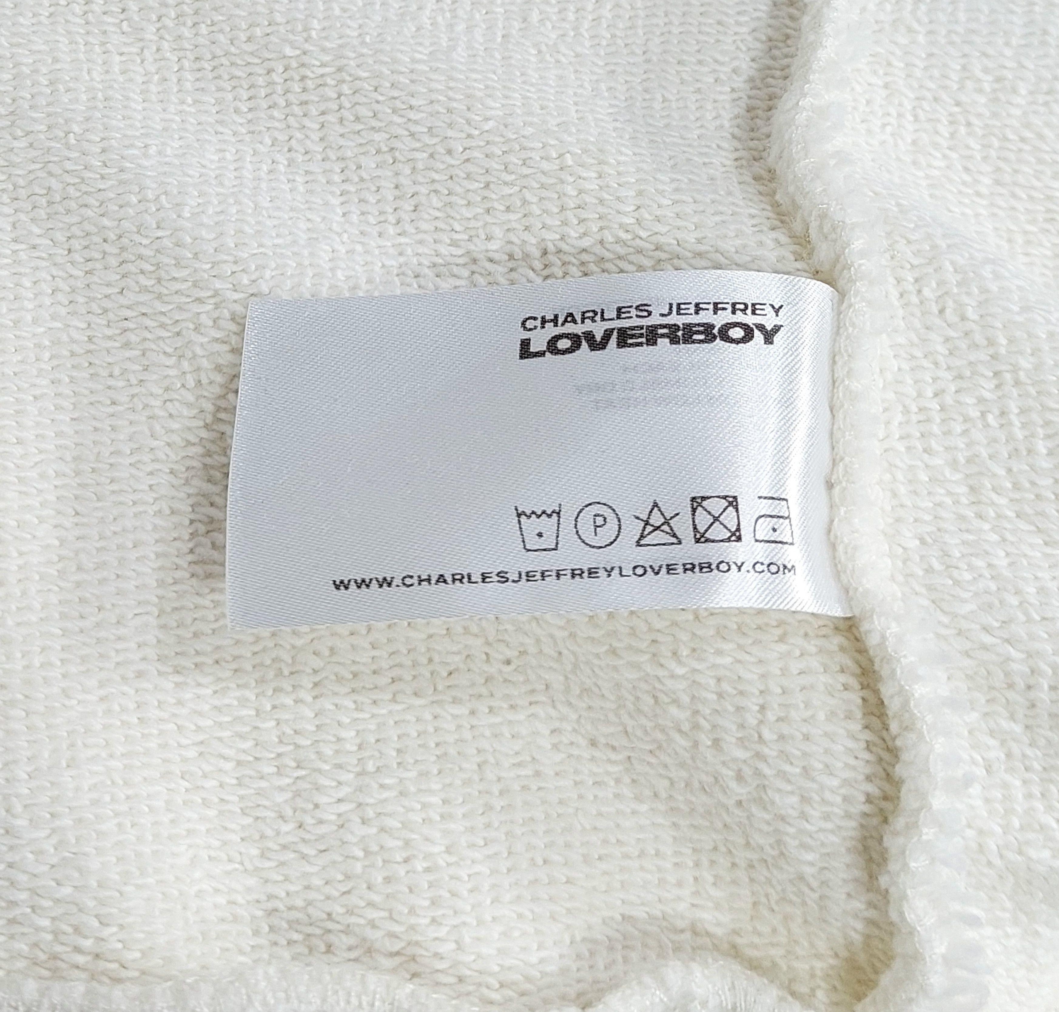 Charles Jeffrey LOVERBOY print hoodie - off-white XS Size US XS / EU 42 / 0 - 4 Thumbnail