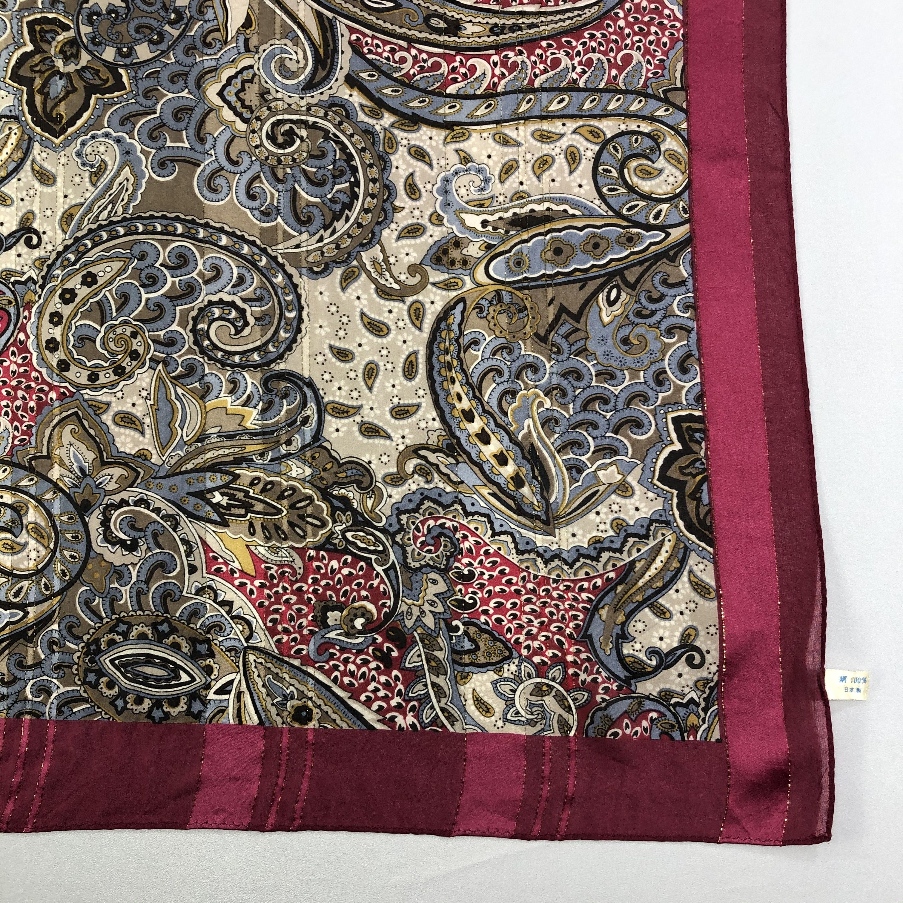 Vintage Vintage Silk Scarf Size ONE SIZE - 3 Thumbnail