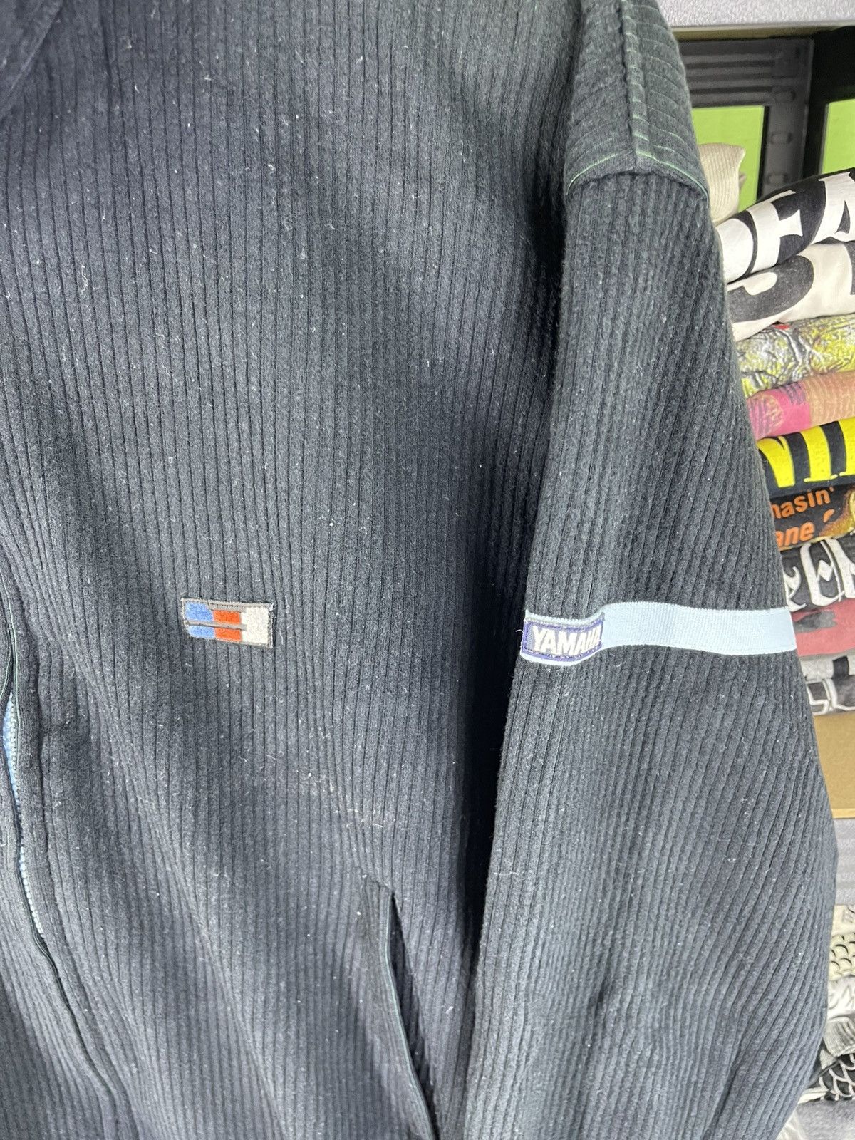Yamaha Vintage 90's Yamaha Corduroy Full-Zip Sweatshirt Size US M / EU 48-50 / 2 - 2 Thumbnail