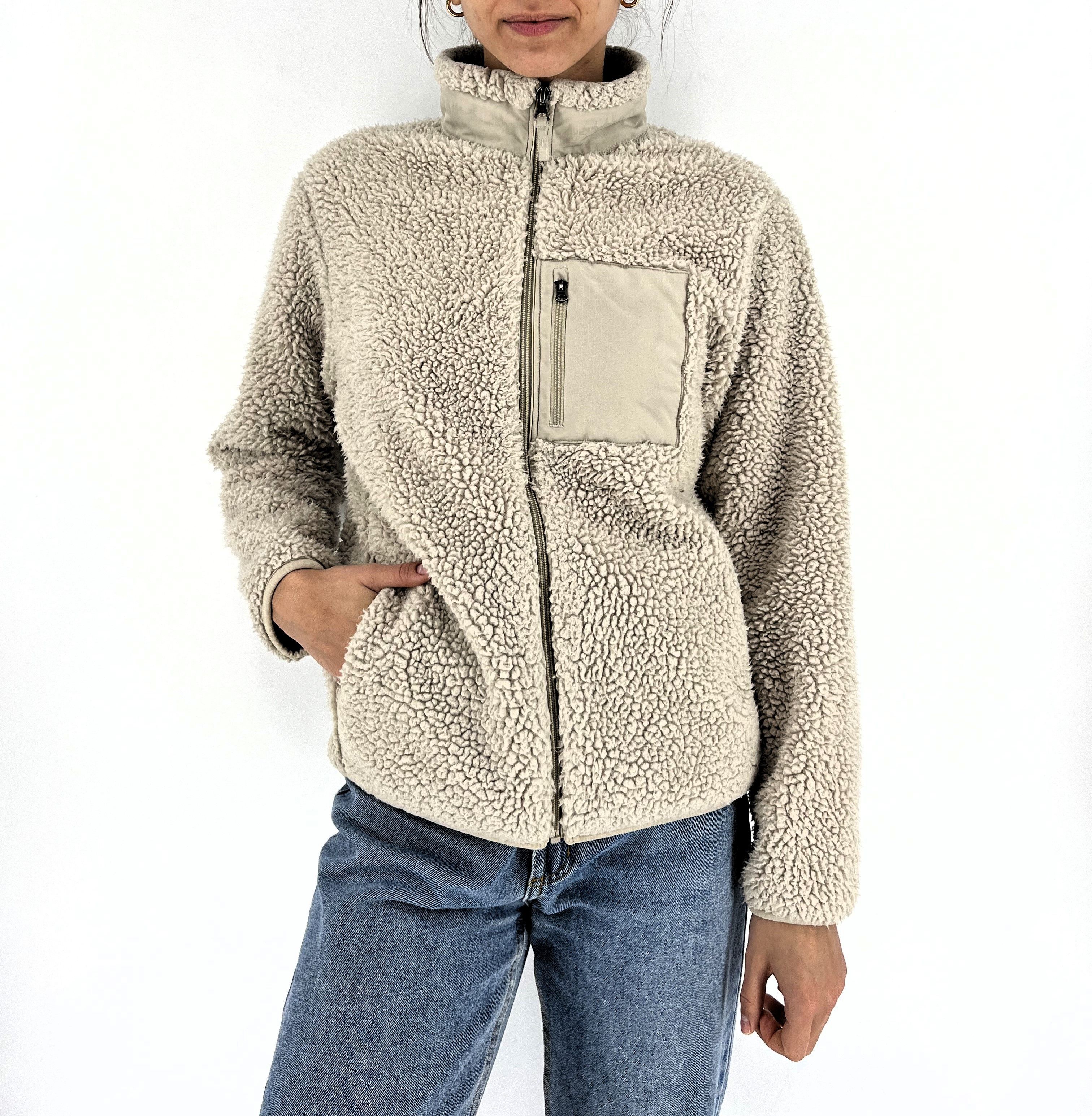 Japanese Brand × Uniqlo Vintage Y2K Uniqlo Sherpa White High Pile Fleece Size S / US 4 / IT 40 - 2 Thumbnail