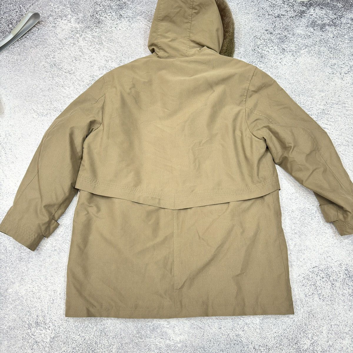 Burberry × Designer × Vintage Vintage Burberrys Womens Parka Natural Fur 44size XL Size L / US 10 / IT 46 - 6 Thumbnail
