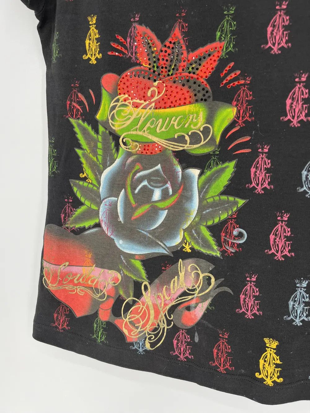 Affliction Ed Hardy Christian Audigier Affliction Made in USA Tshirt Size XL / US 12-14 / IT 48-50 - 7 Thumbnail