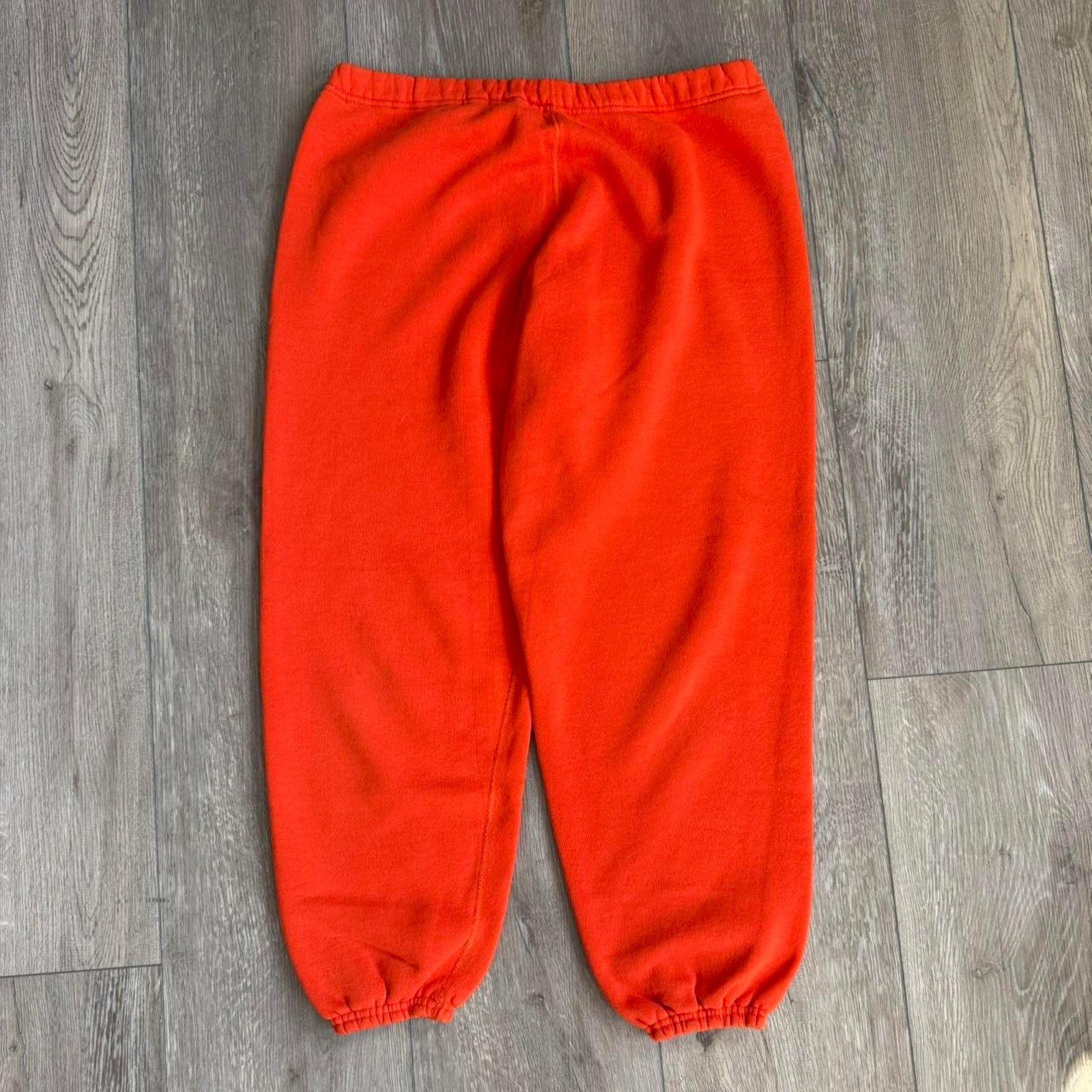 Other Vintage 80s baggy heavyweight orange joggers Size US 35 - 1 Thumbnail
