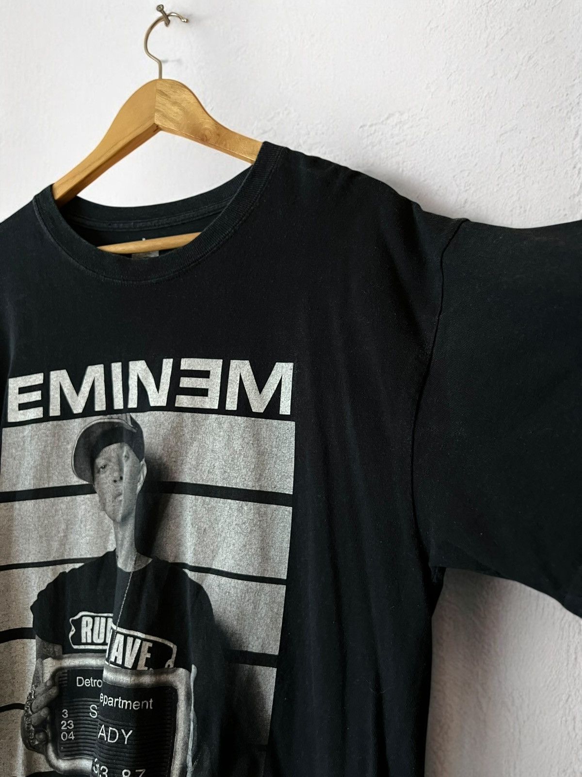 Band Tees × Eminem × Vintage EMINEM POLICE DEPARTMENT 2013 SLIM SHADY RAP VINTAGE TEE Y2k Size US L / EU 52-54 / 3 - 6 Thumbnail