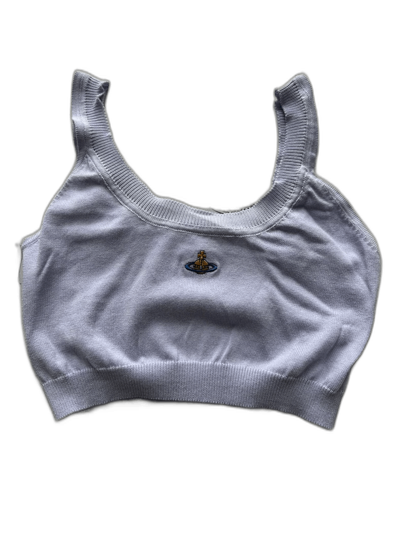 Vivienne Westwood Vivienne Westwood Purple Knit Tank Top - dmc Size M / US 6-8 / IT 42-44 - 1 Thumbnail