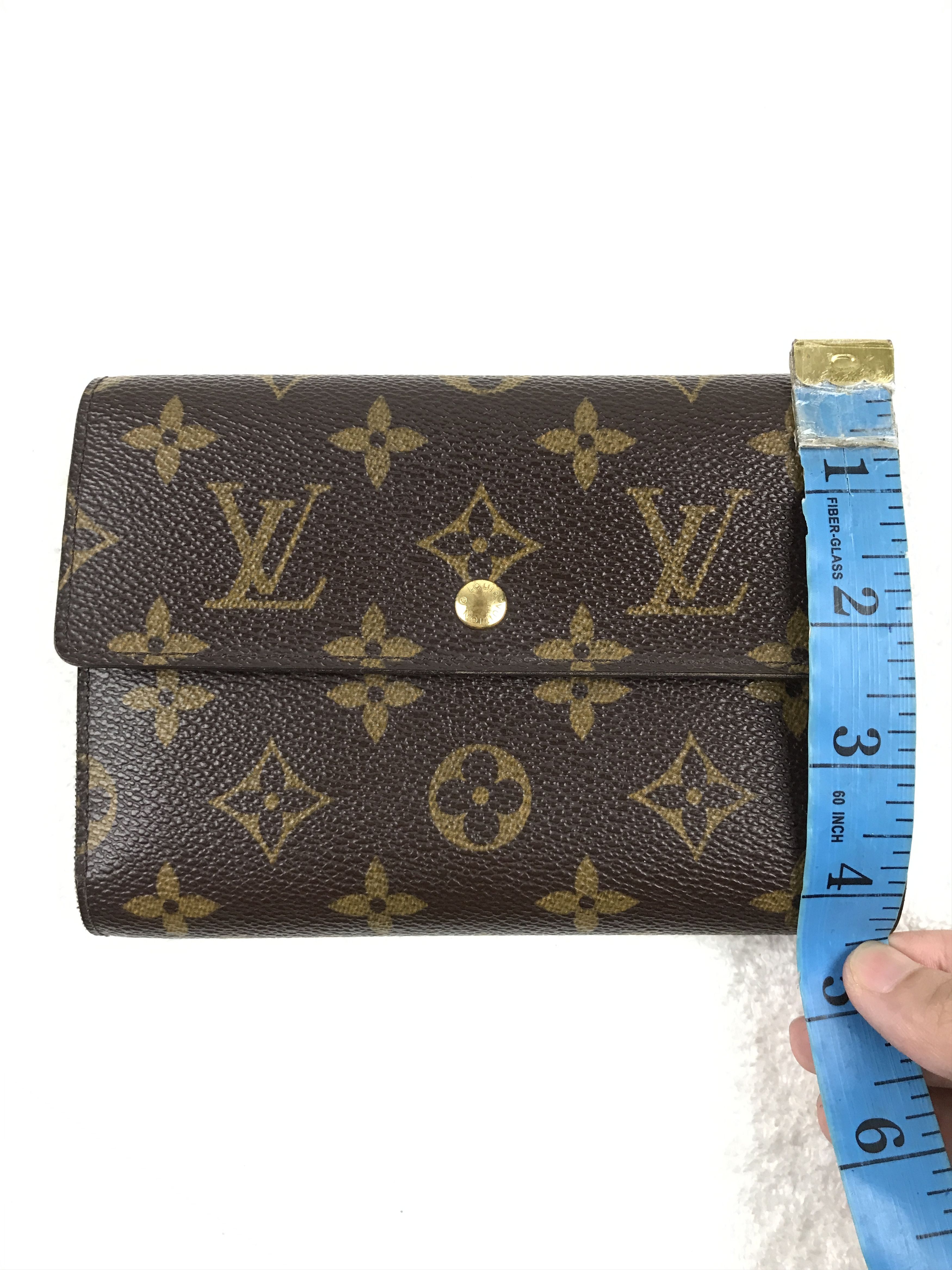 Louis Vuitton discount Porte Tresor Etui Papiers Wallet Brown