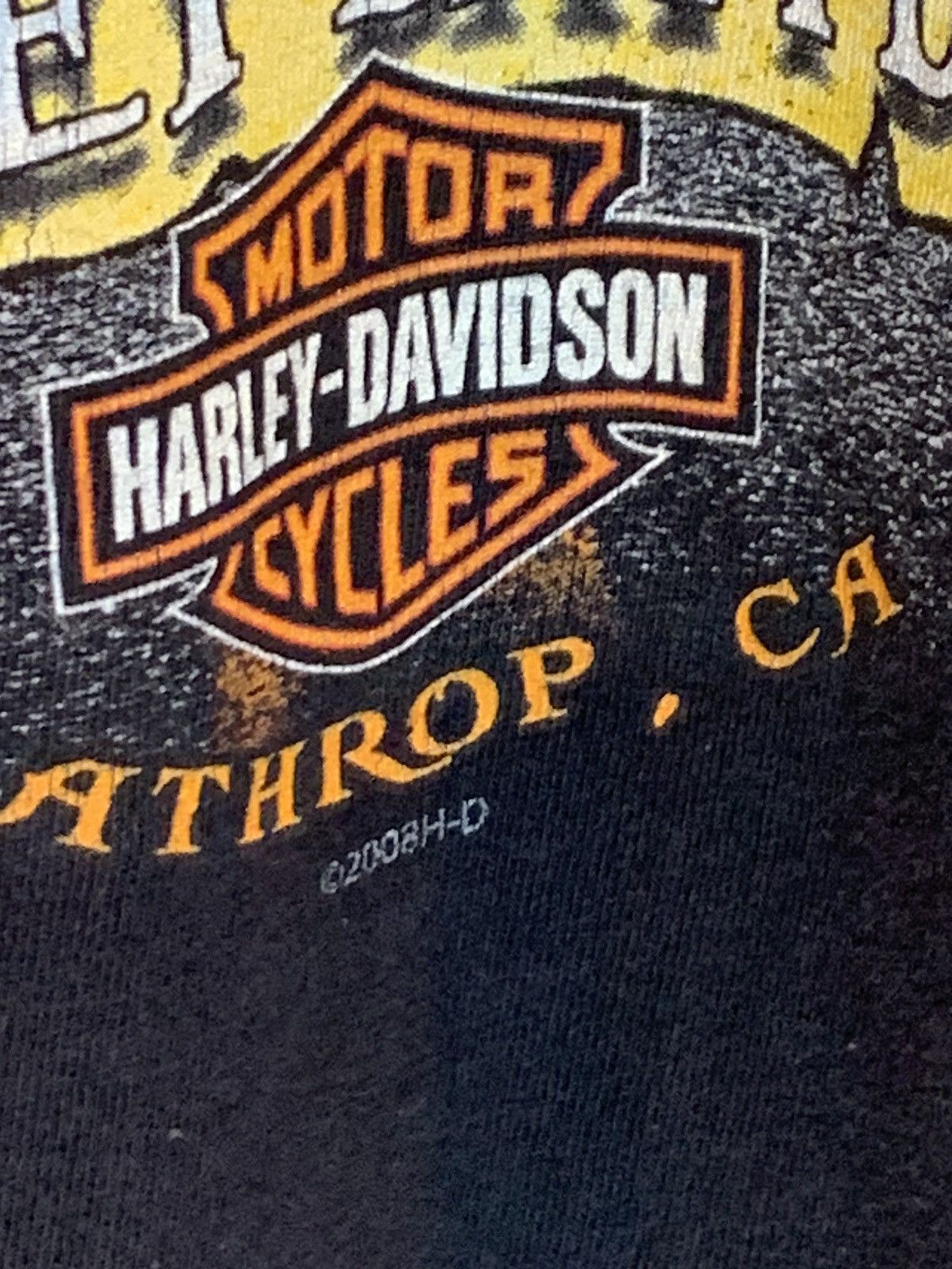 Harley Davidson *RARE* Vintage Harley Davidson Eagle’s Nest USA-Made T-Shirt Size US XL / EU 56 / 4 - 5 Thumbnail