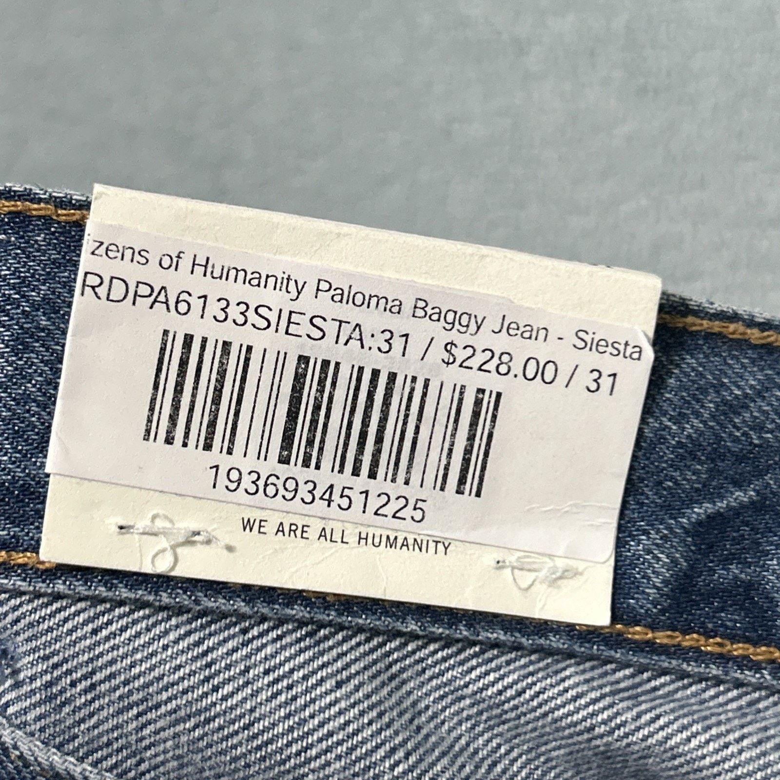 Citizens Of Humanity Citizens of Humanity Paloma Beyond Baggy Jeans 36x32 Palazzo Size 36" / US 14 / IT 50 - 6 Thumbnail