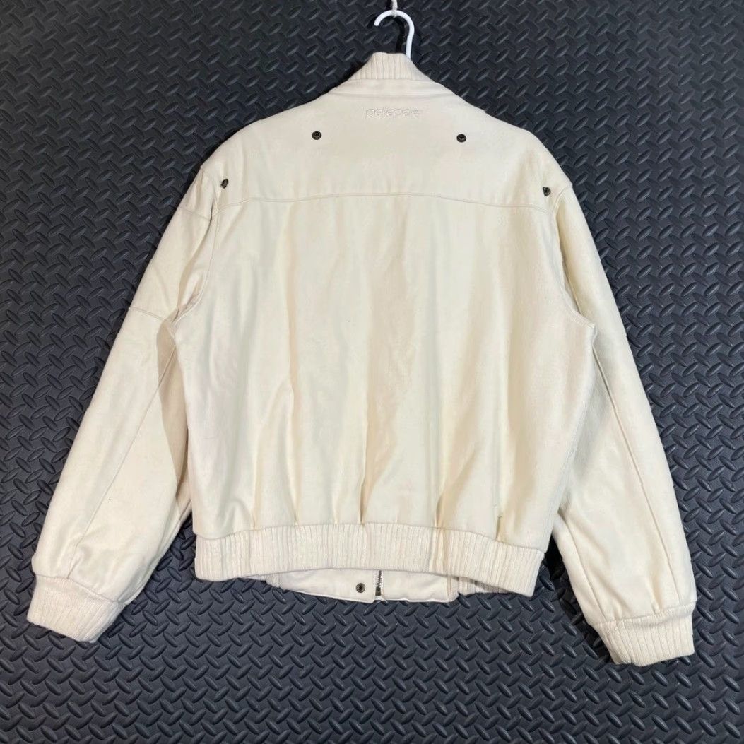 Pelle Pelle Pelle Pelle Utility Jacket 3XL Beige Wool Blend Full Zip Hip Hop Y2K Streetwear Mens Big & Tall Wool Beige 3XL Size US XXL / EU 58 / 5 - 5 Thumbnail